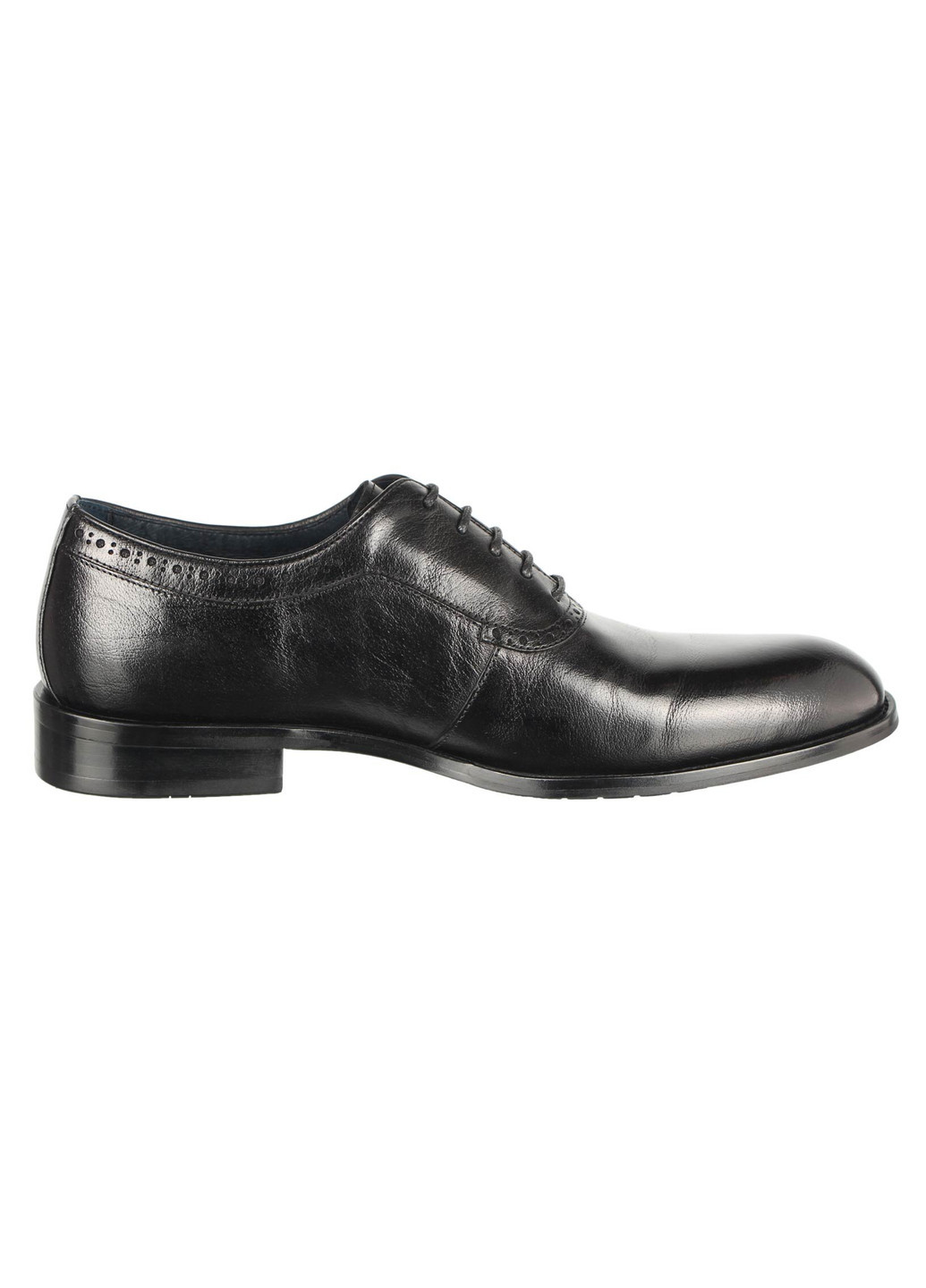 Черные мужские классические туфли 196465 Buts на шнурках