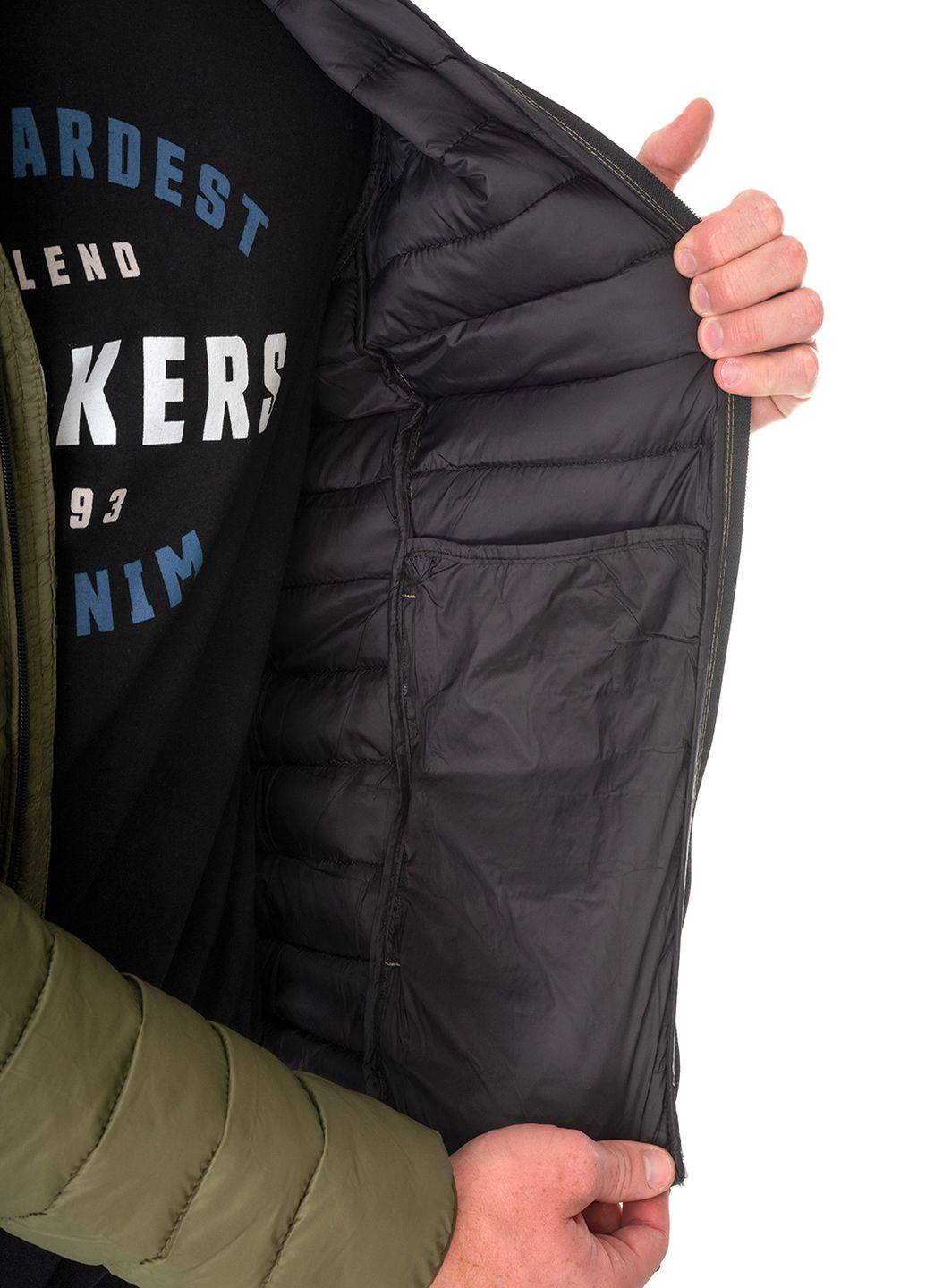 Зеленая демисезонная куртка Blend