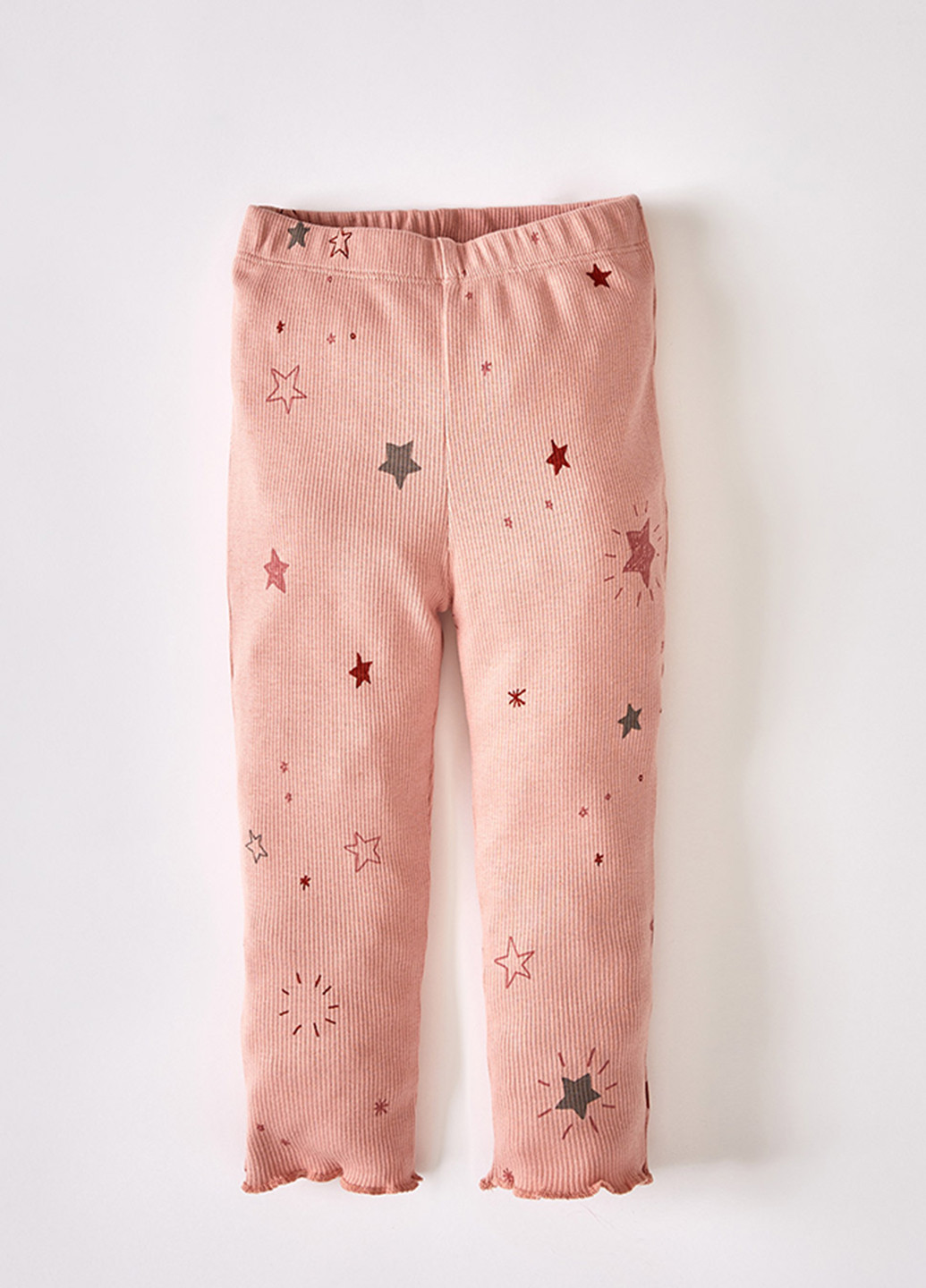 Пудровая всесезон пижама (лонгслив, брюки) лонгслив + брюки DeFacto
