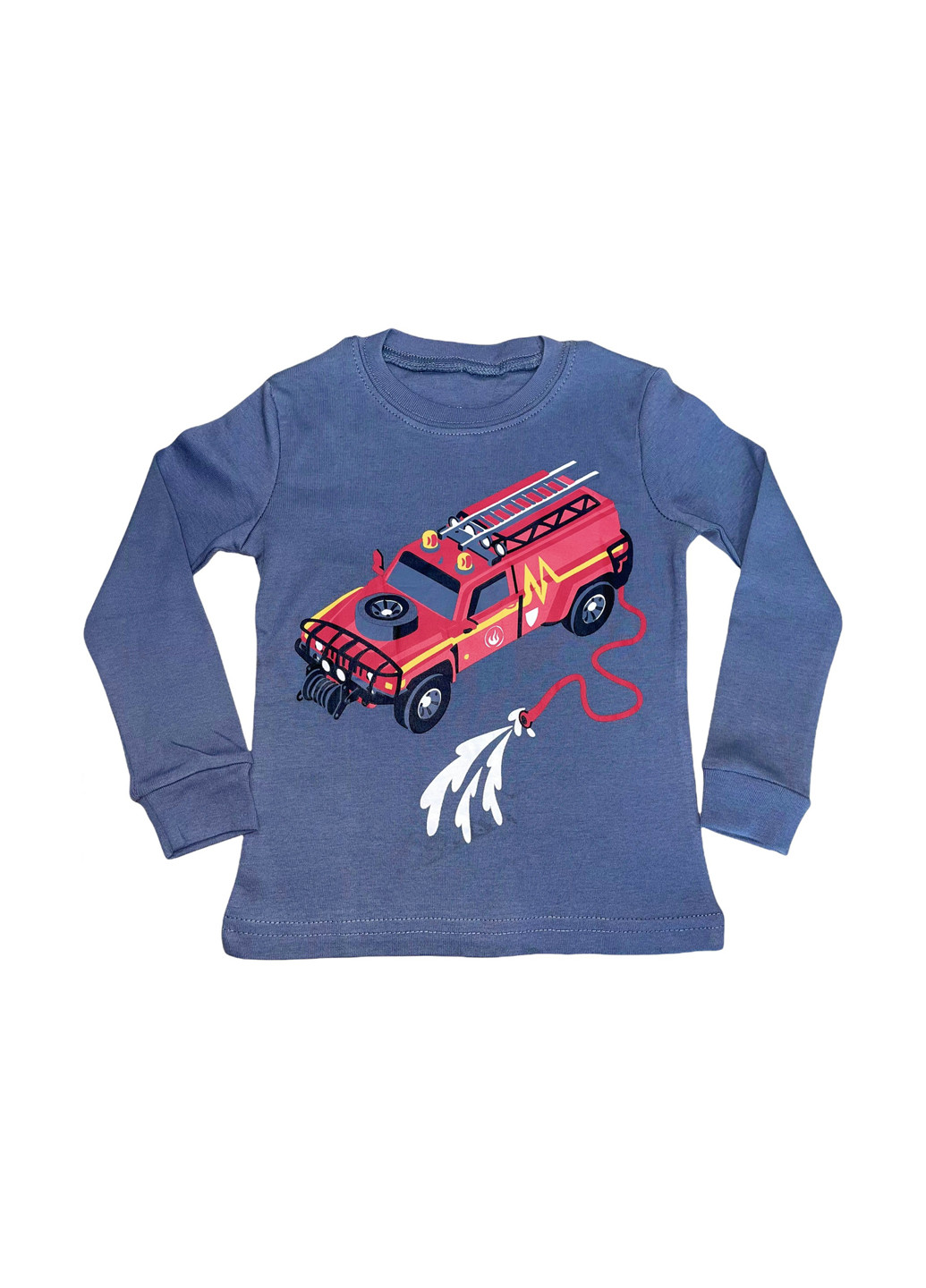 Синяя всесезон пижама (лонгслив, брюки) лонгслив + брюки No Brand