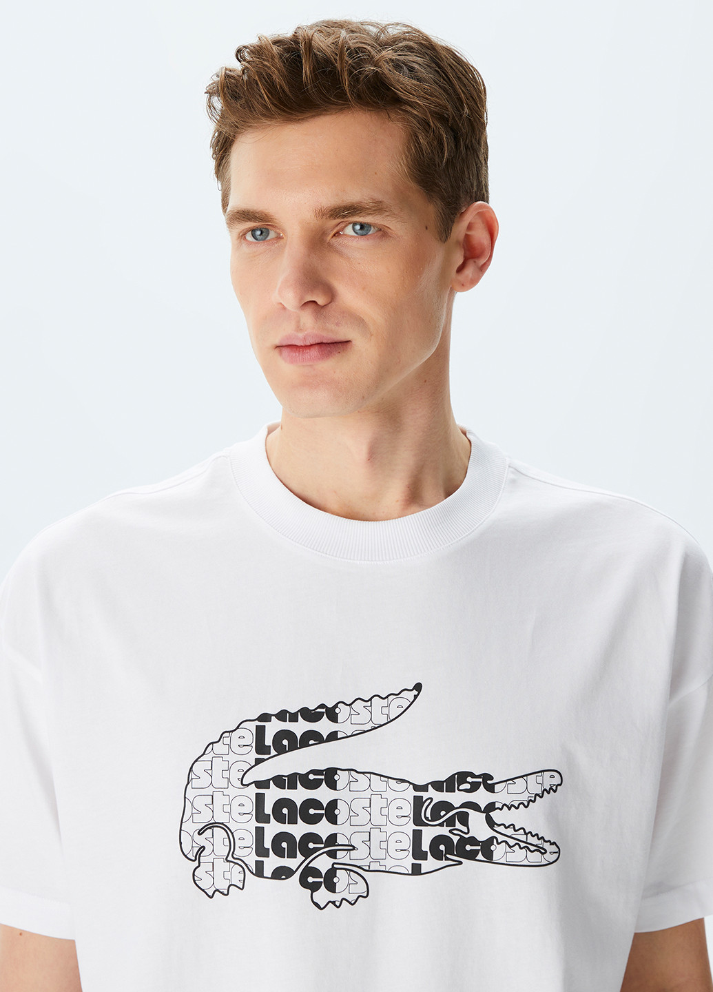 Біла футболка Lacoste