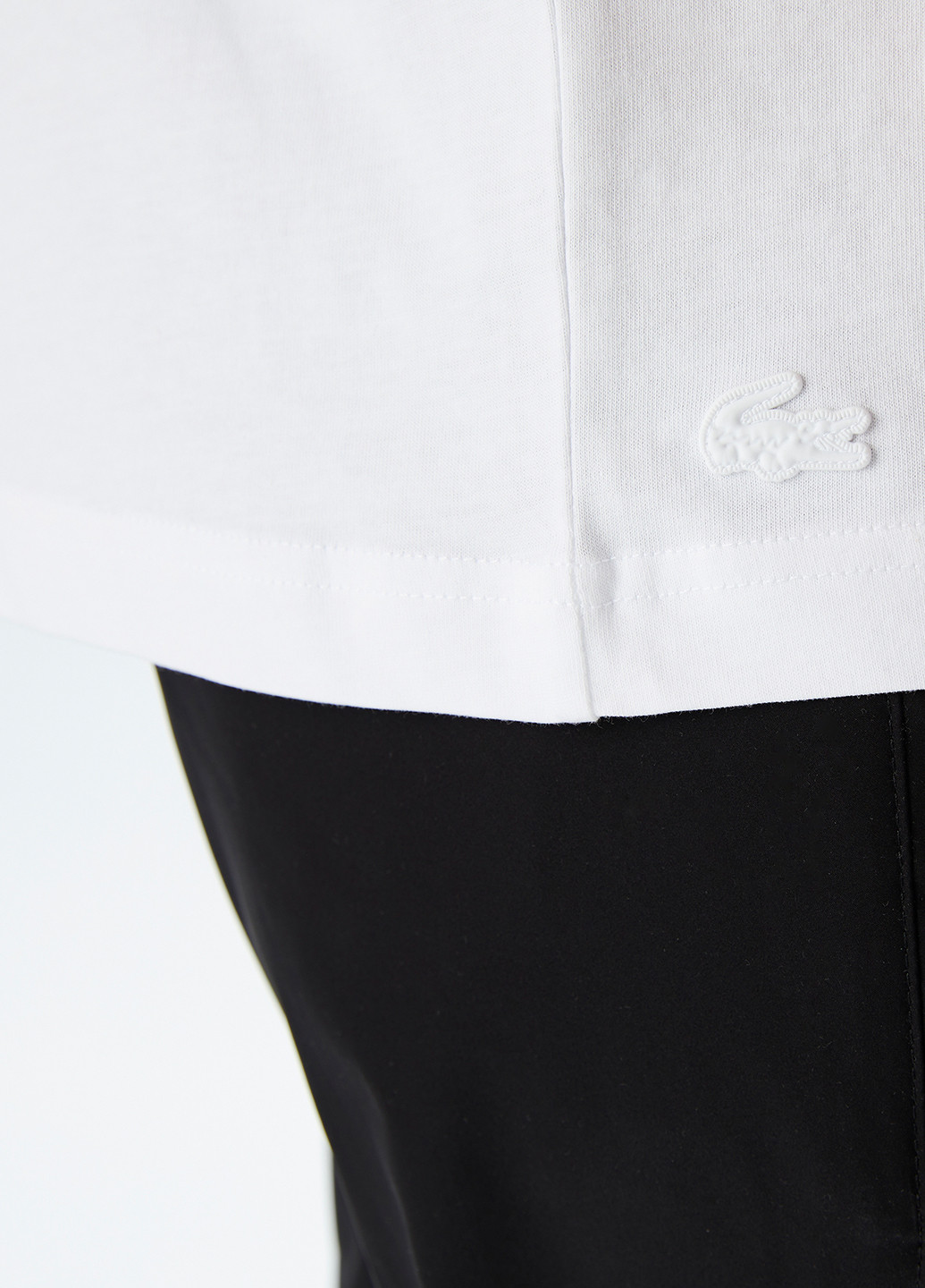 Біла футболка Lacoste