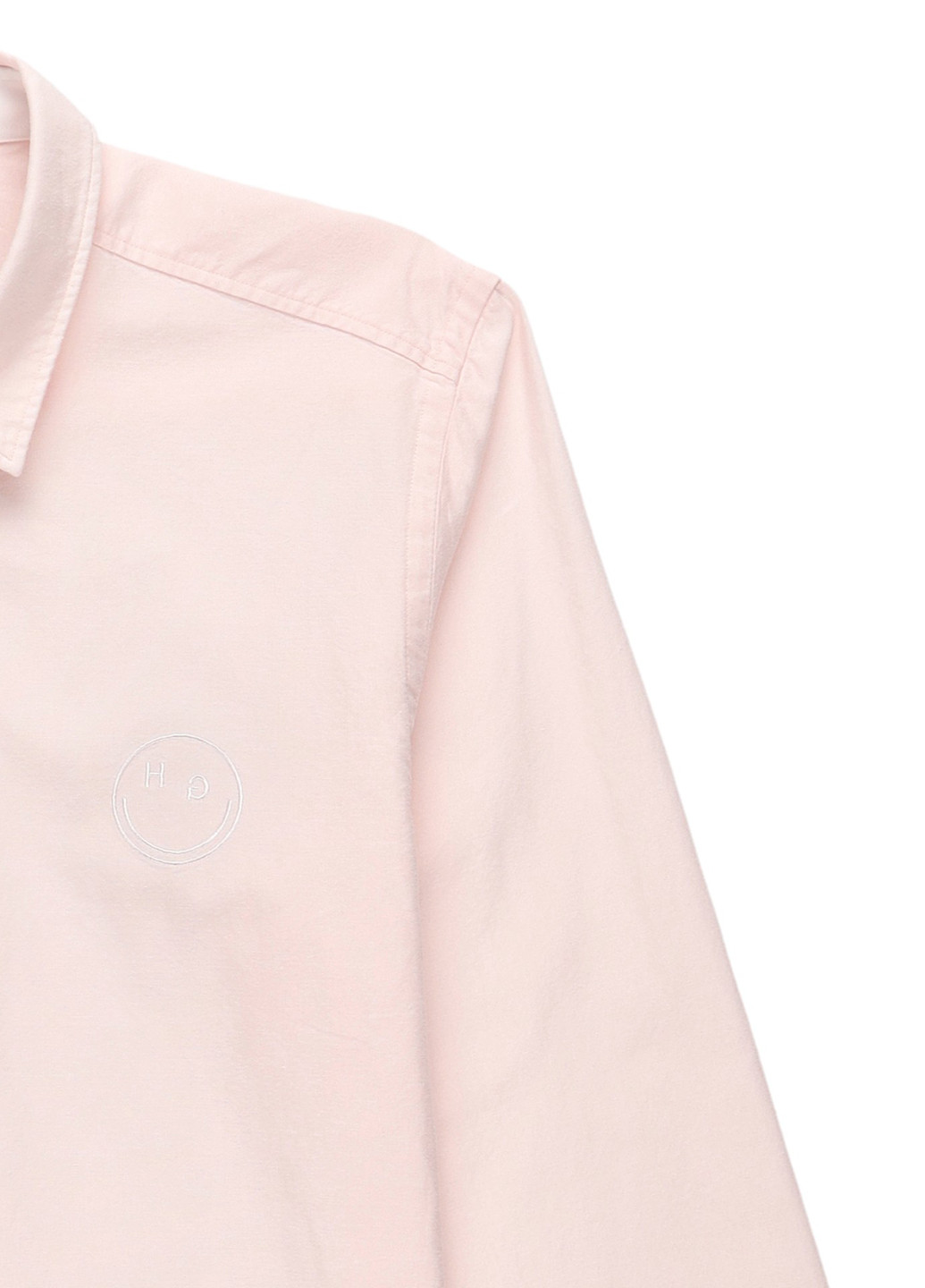 Светло-розовая кэжуал рубашка однотонная Hugo Boss