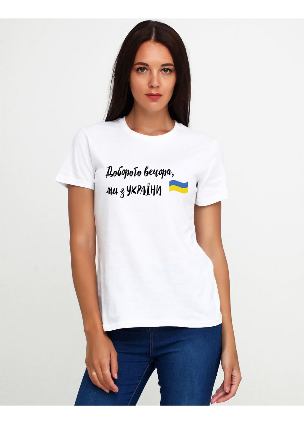 Жіноча футболка 18Ж425-17-Р2 з патріотичним принтом Malta - (254695268)