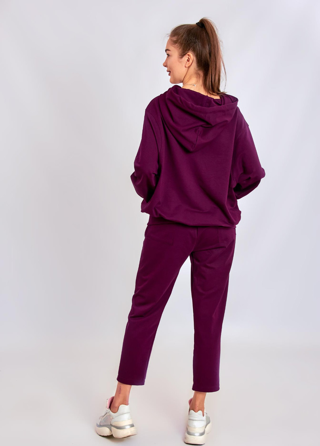 Стильный костюм (худи, штаны) демисезонный 05750 Фиолетовый Ballet Grace (220332618)