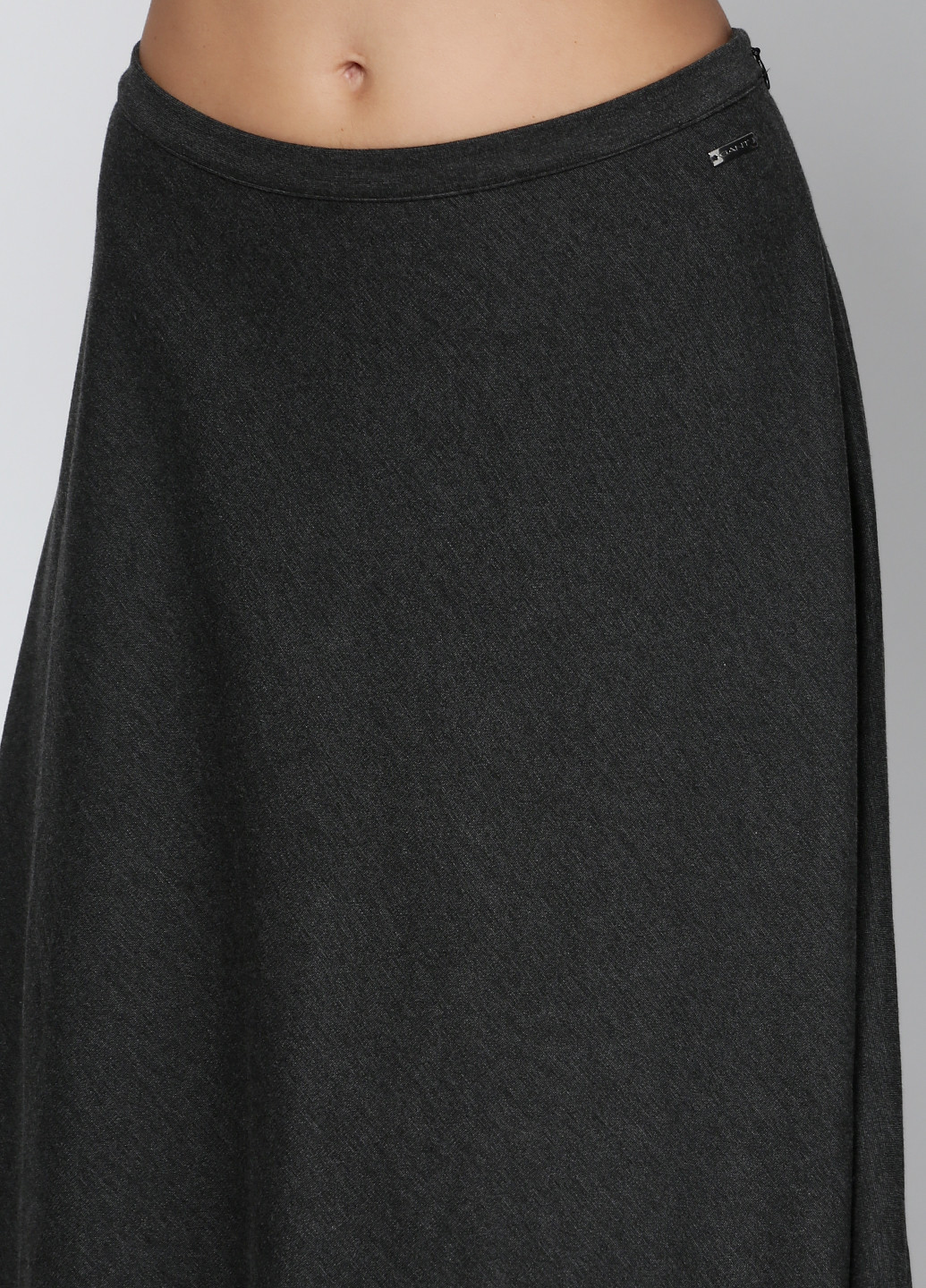 Костюм (лонгслив, юбка) Gant юбочный однотонный серый кэжуал
