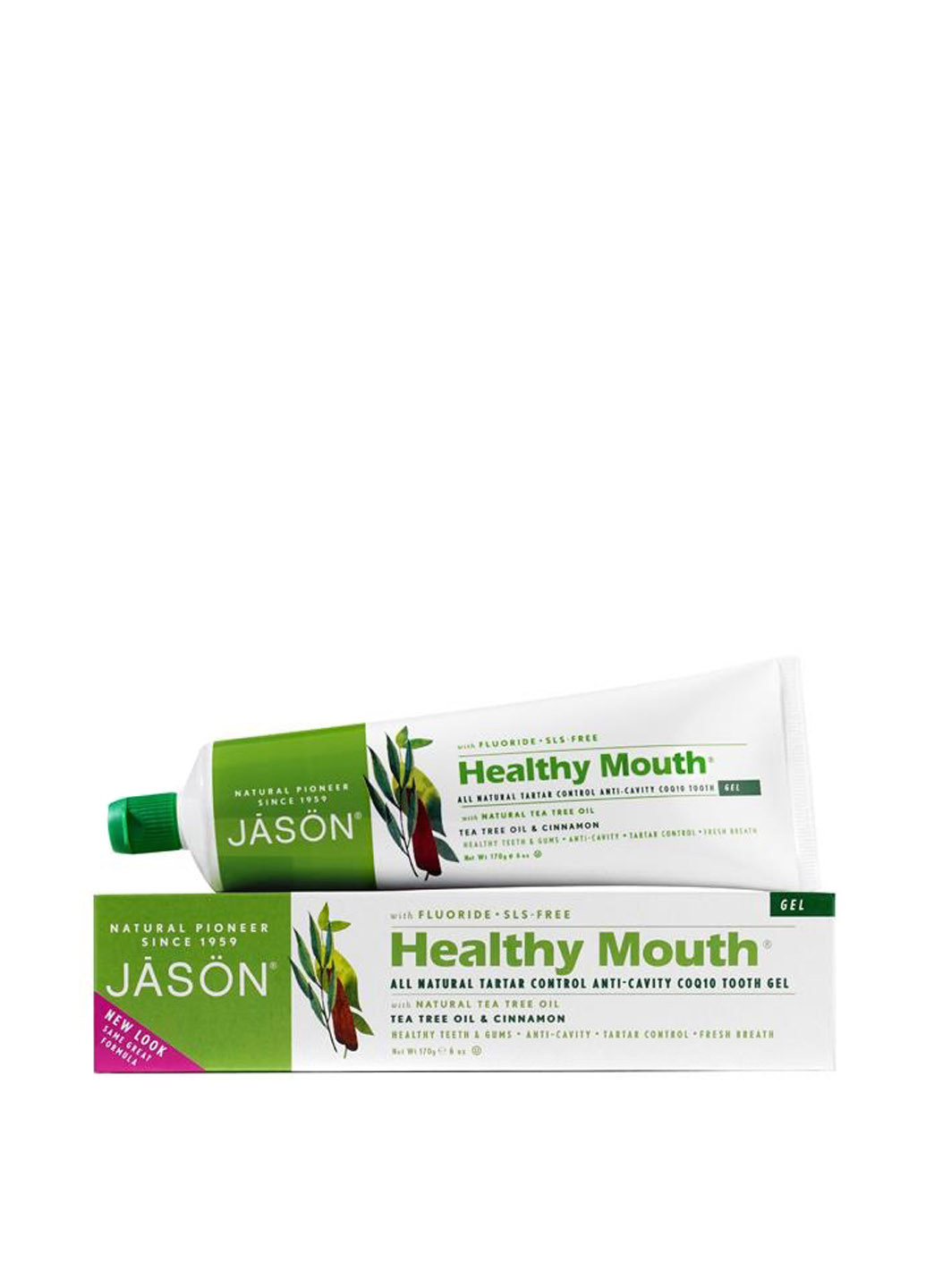 Гелевая зубная паста против парадонтоза с коэнзимом Q10 "Здоровые Десна", 170 г Jason (13013058)