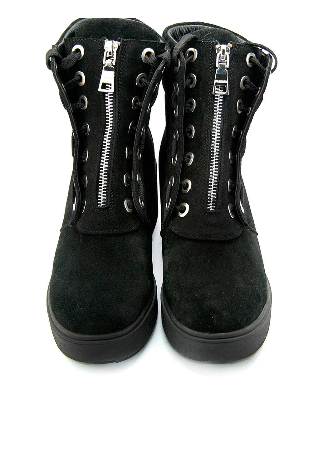 Зимние ботинки Mila без декора из натуральной замши