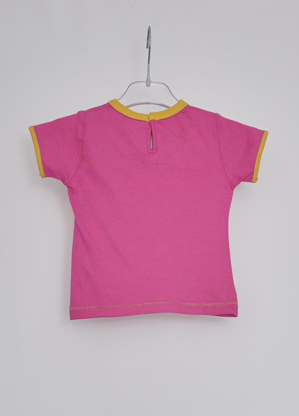 Розовая летняя футболка с коротким рукавом Mauli