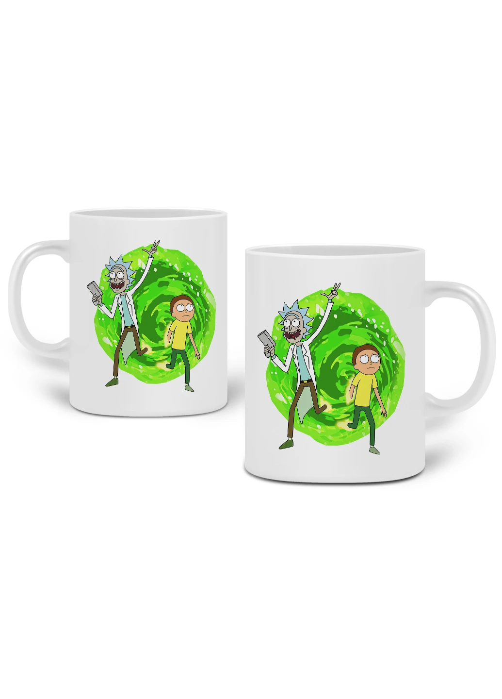 Кружка Рік і Морті (Rick and Morty) 330 мл горнятко керамічне (20259-1240) MobiPrint (219778072)