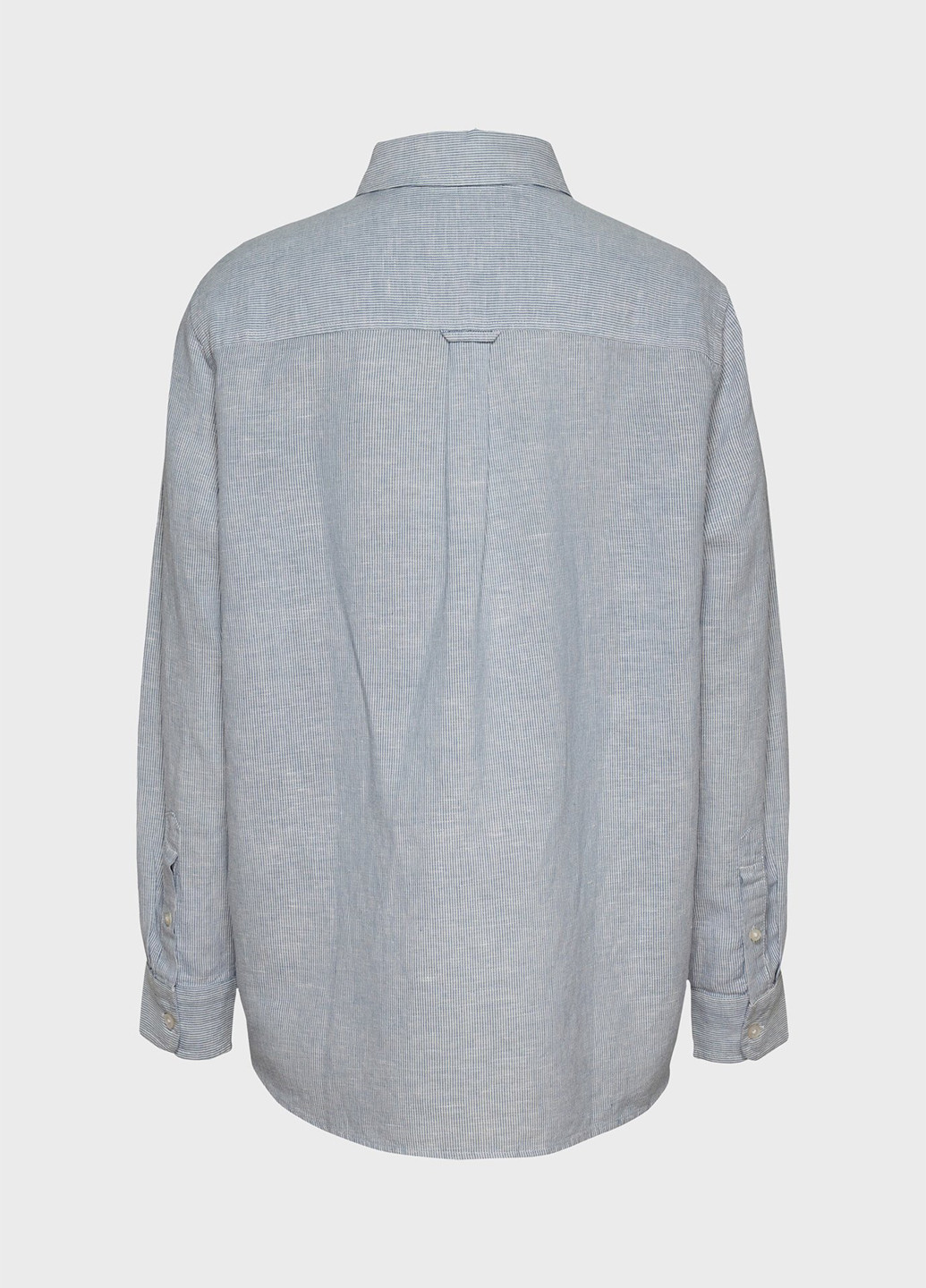 Голубой кэжуал рубашка в полоску Tommy Jeans