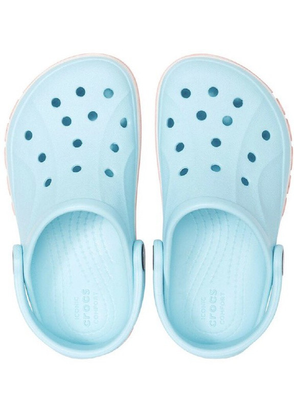 Голубые детские сабо Crocs