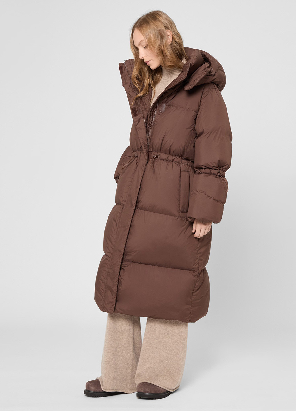 Коричневый зимний Пуховик PRPY