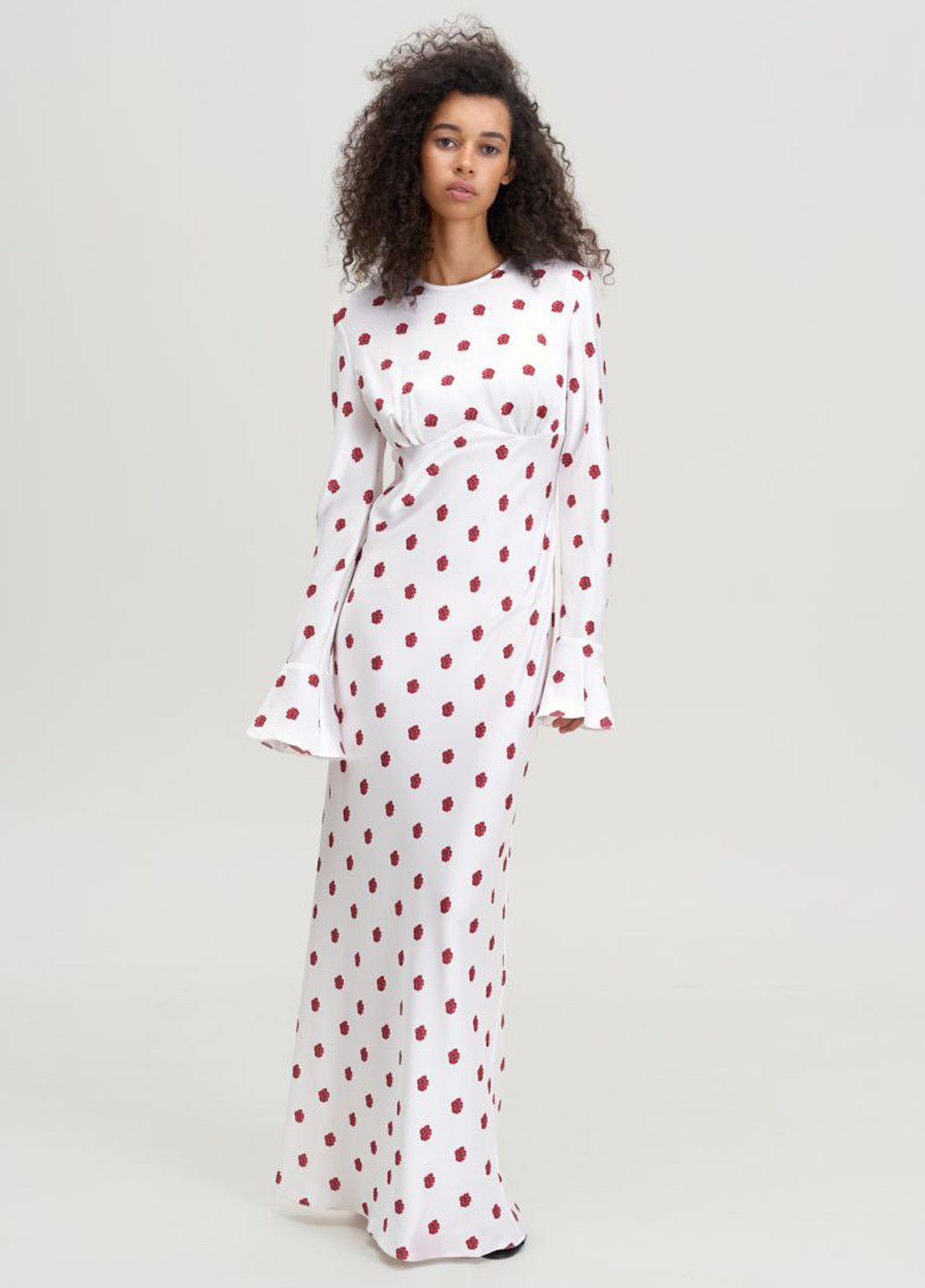 Молочна кежуал сукня JUL з квітковим принтом