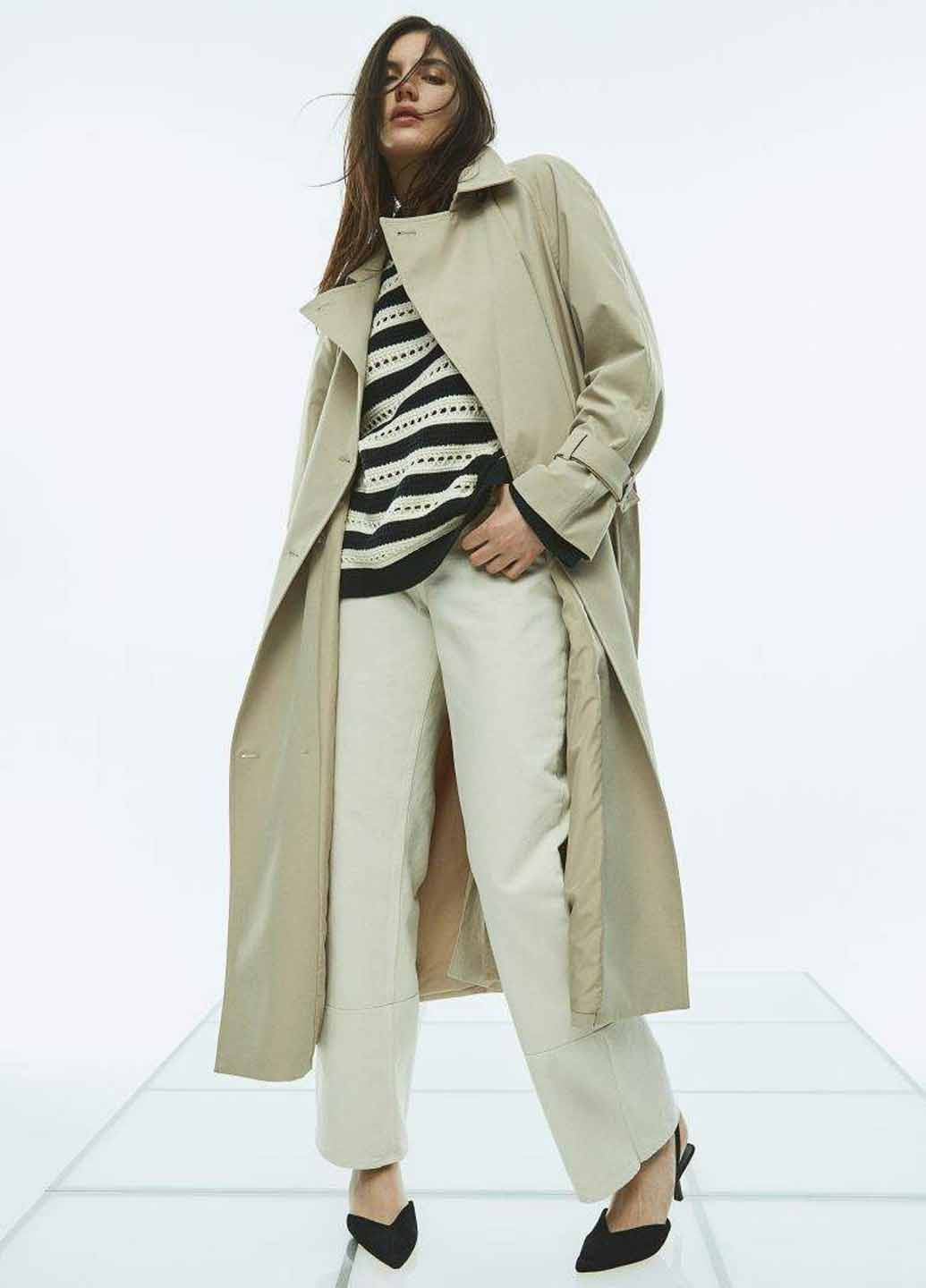 Плащ H&M на гудзиках демісезон (367100948)