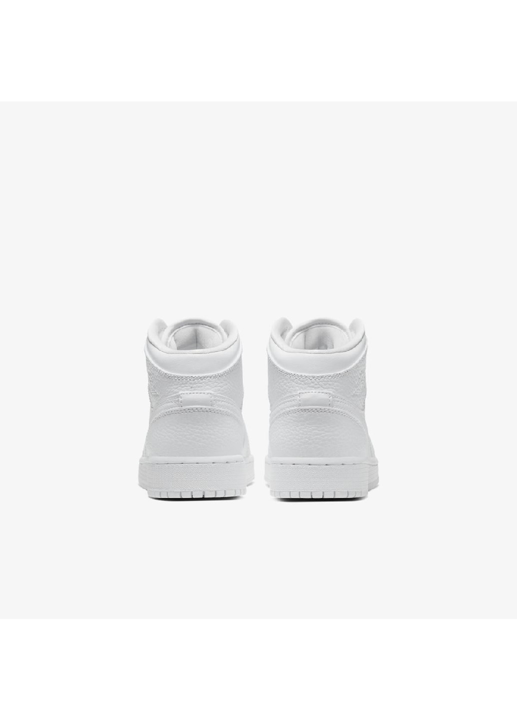 Белые демисезонные кроссовки 554725-130_2024 Jordan 1 MID