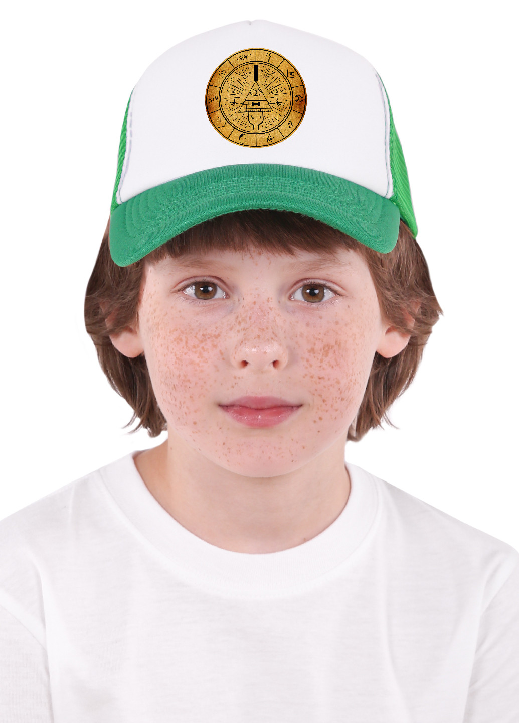 Кепка Тракер дитяча Білл Шифр Гравіті Фолз (Bill Cipher Gravity Falls) (33404-2627) MobiPrint (220769636)