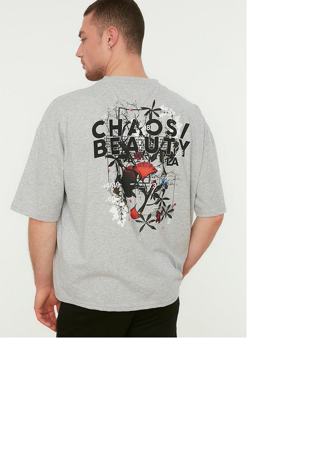 Серая футболка Trendyol