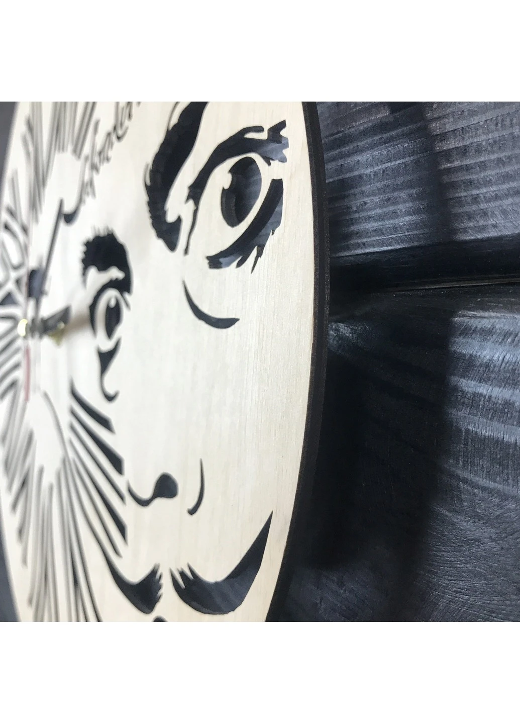 Круглий дизайнерський дерев`яний годинник «Сальвадор Далі» 7Arts (253567106)