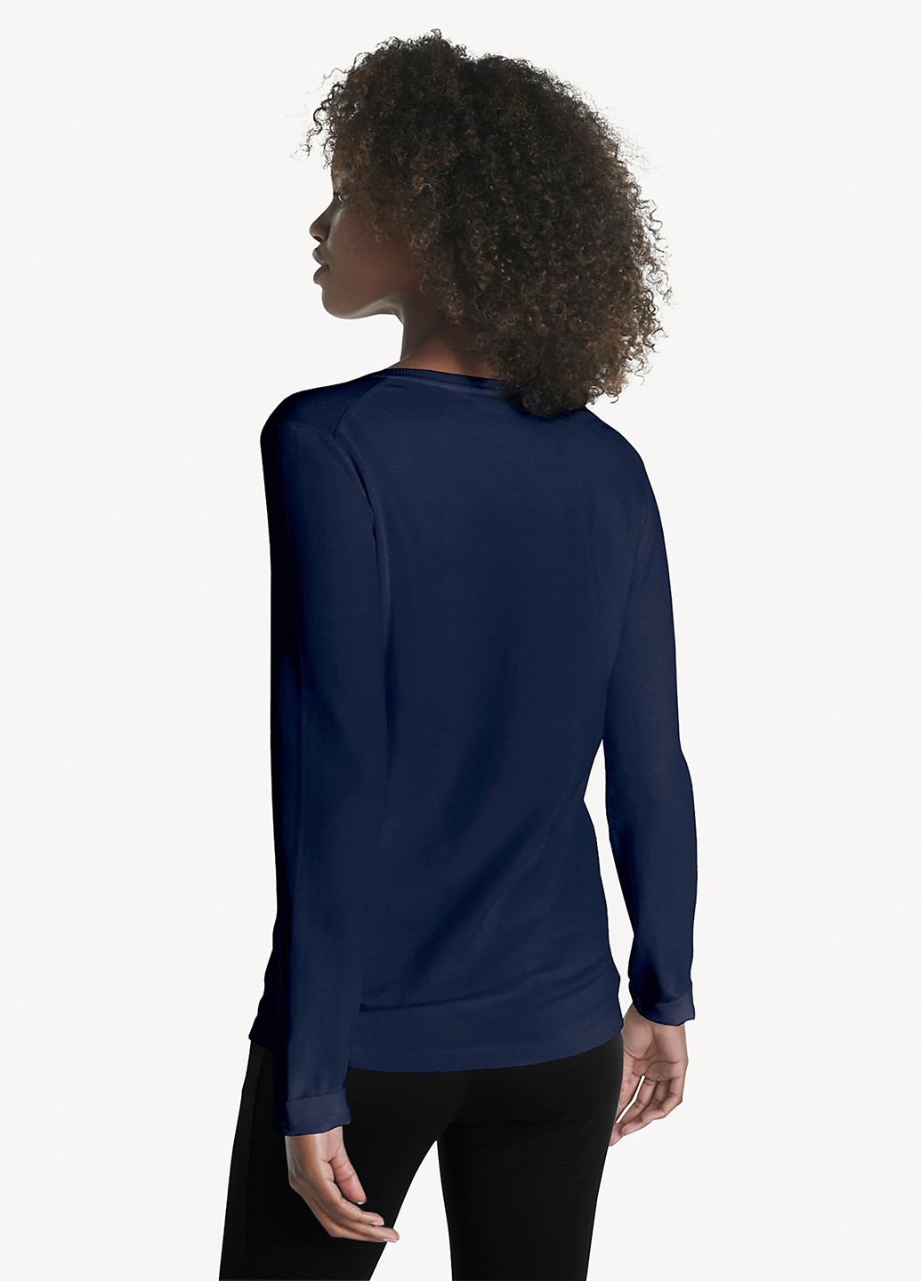 Темно-синий демисезонный пуловер пуловер Tommy Hilfiger