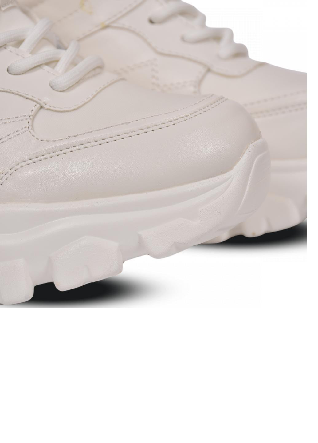 Белые демисезонные кроссовки женские s1243 No Brand