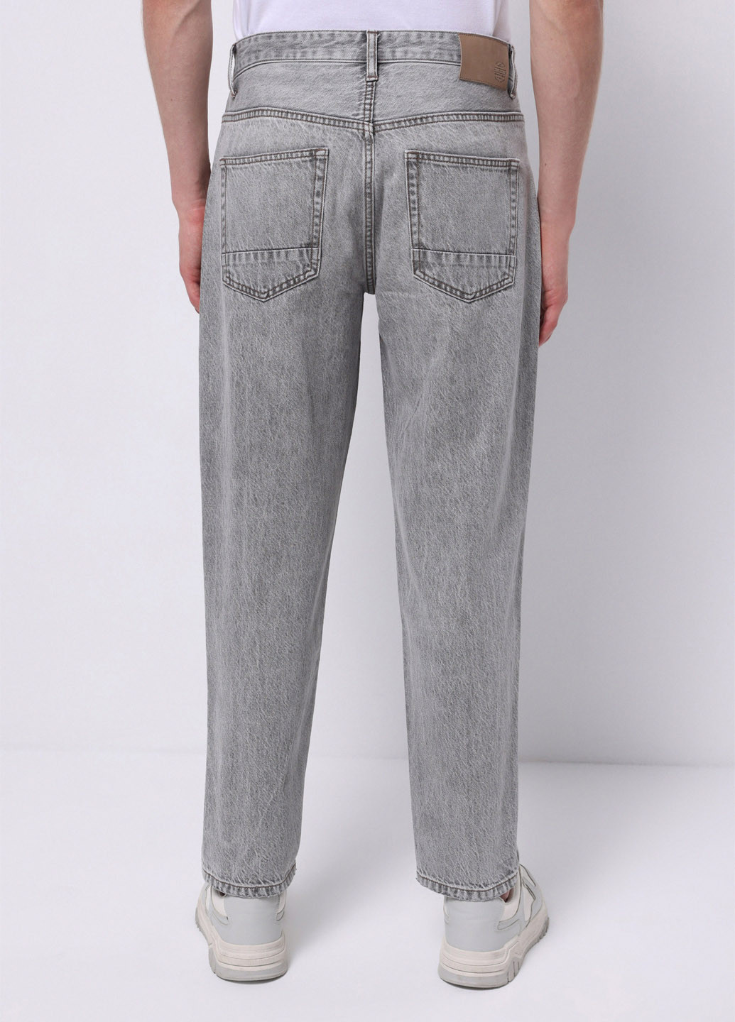 Светло-серые летние баллоны джинсы Colin's