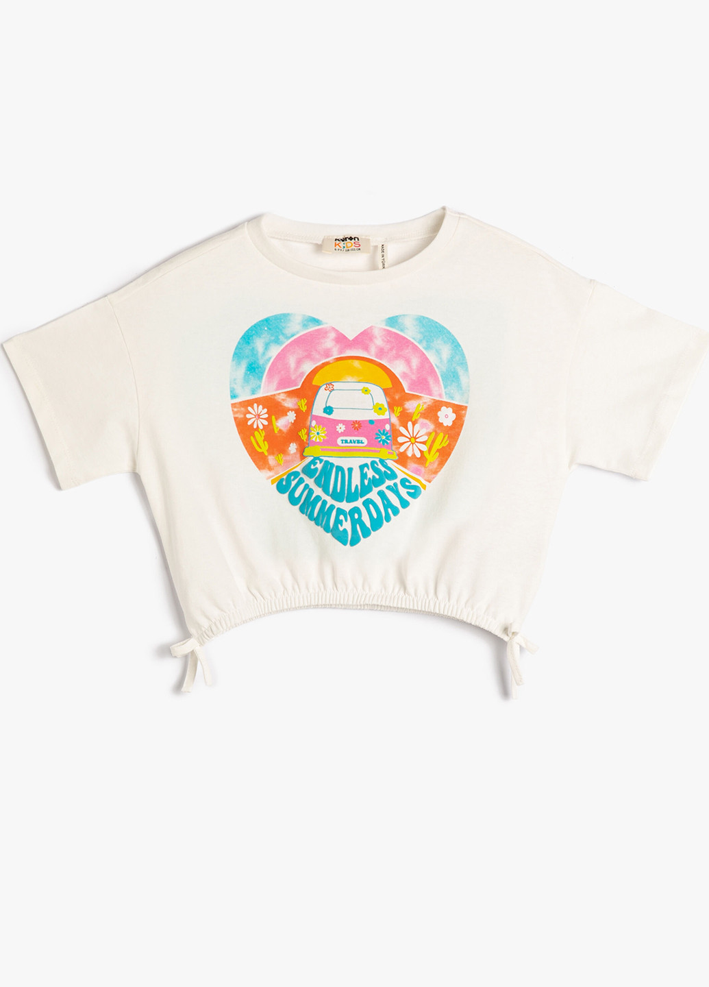 Біла літня футболка KOTON