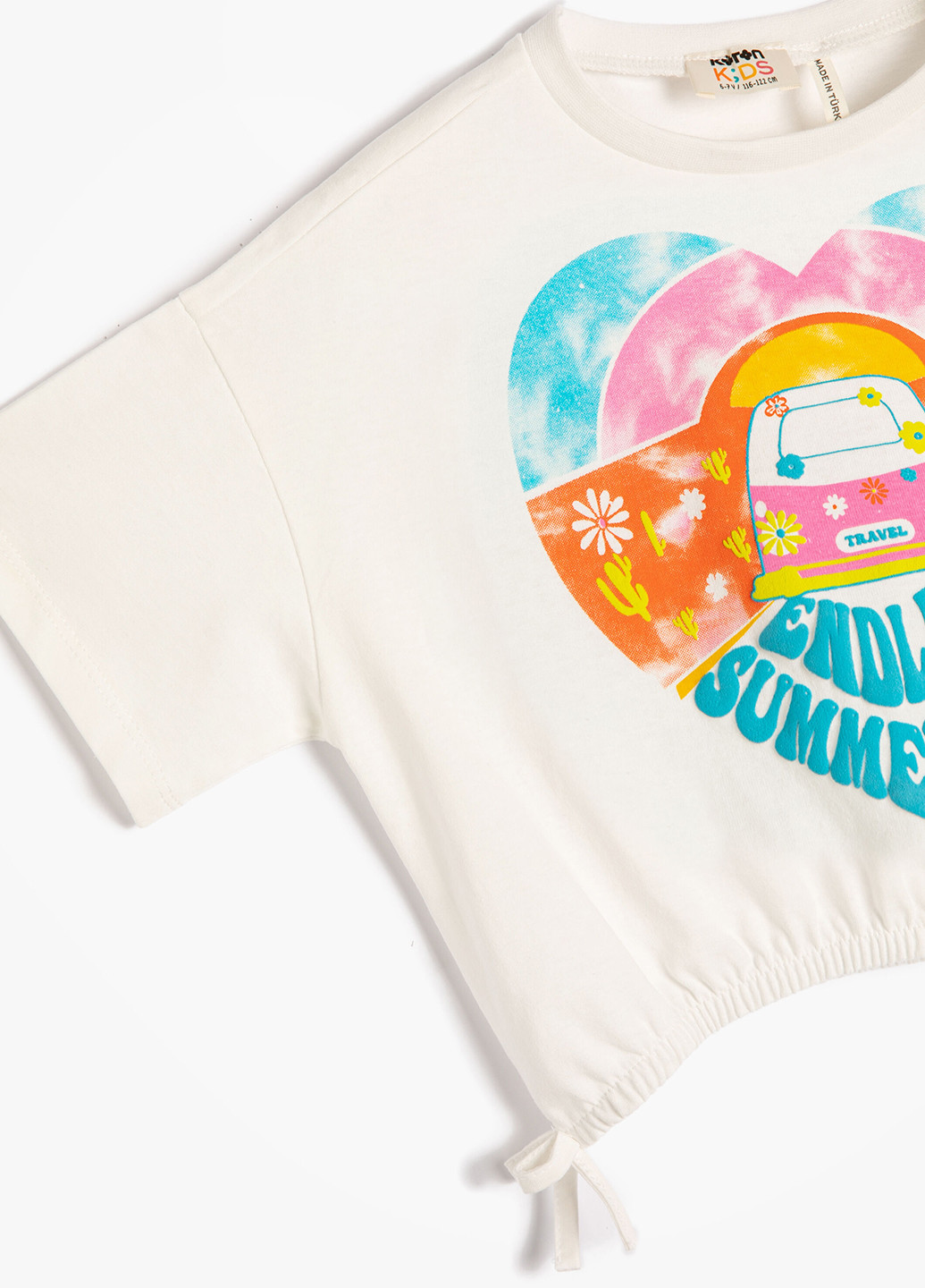 Біла літня футболка KOTON