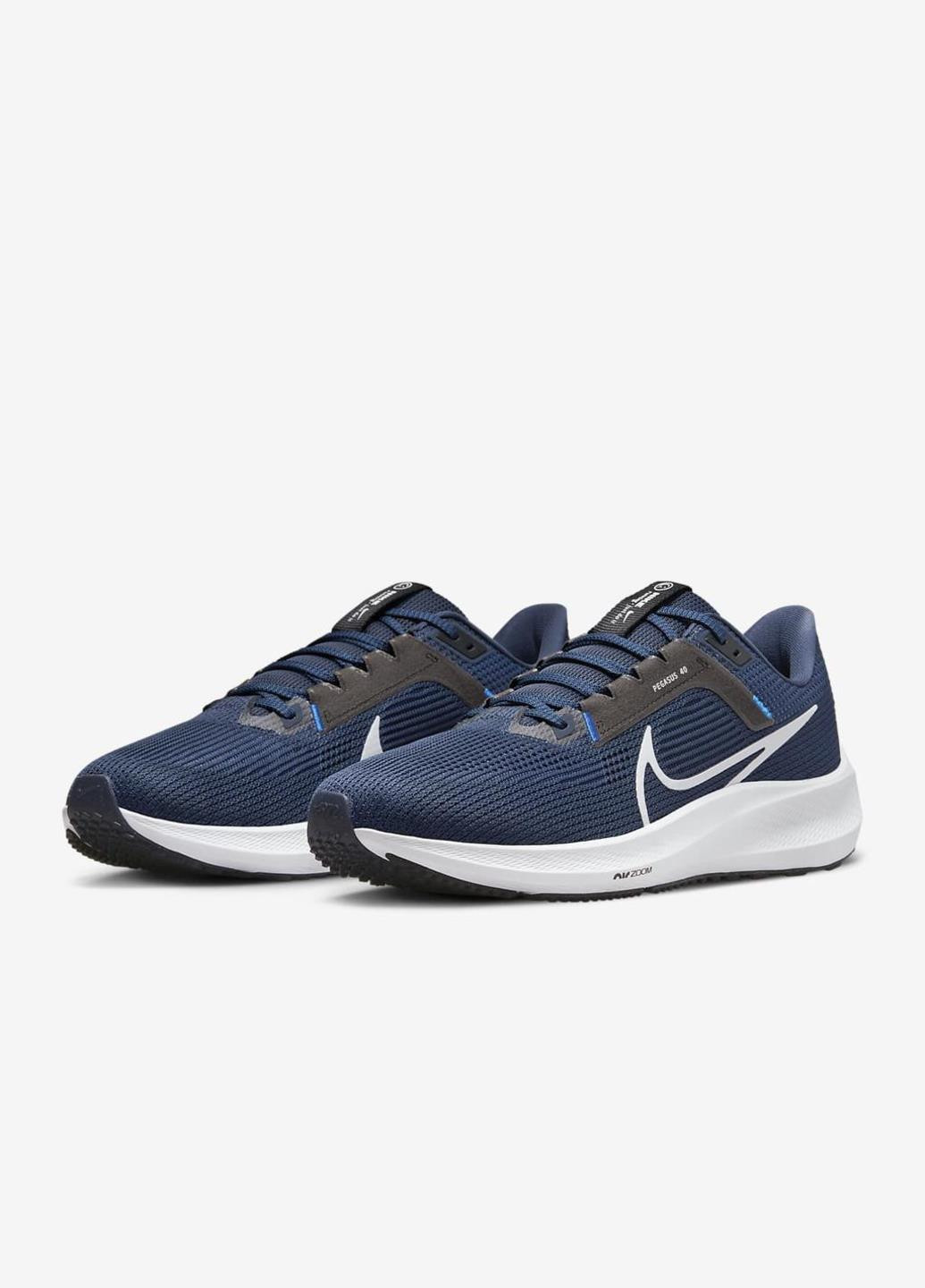 Темно-синие демисезонные кроссовки dv3853-400 Nike Pegasus 40