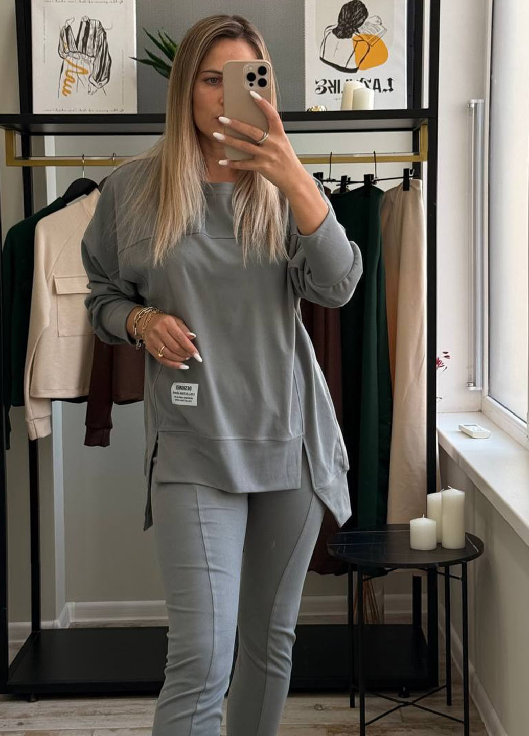 Костюм (свитшот, леггинсы) No Brand (362120965)