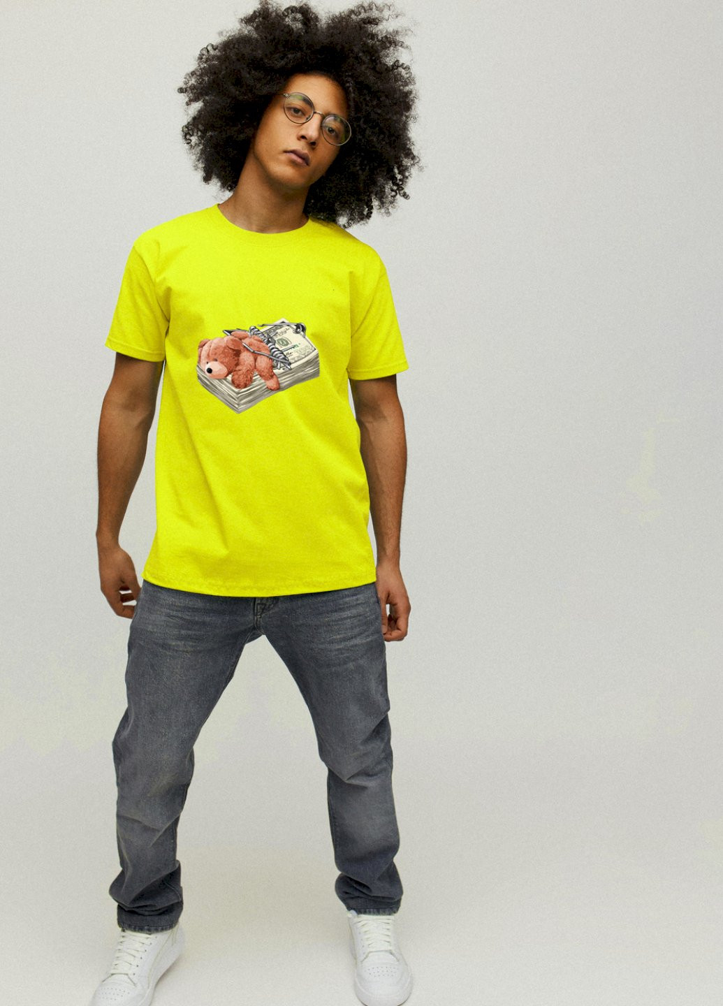 Желтая футболка мужская YAPPI