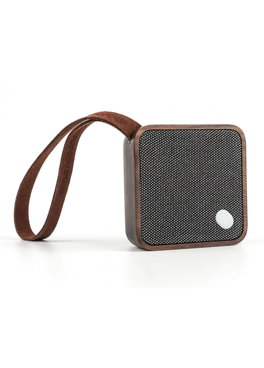 Блутуз-колонка "MI SQUARE" 3 Ватта; дерево горіх Gingko G005WT (219327769)
