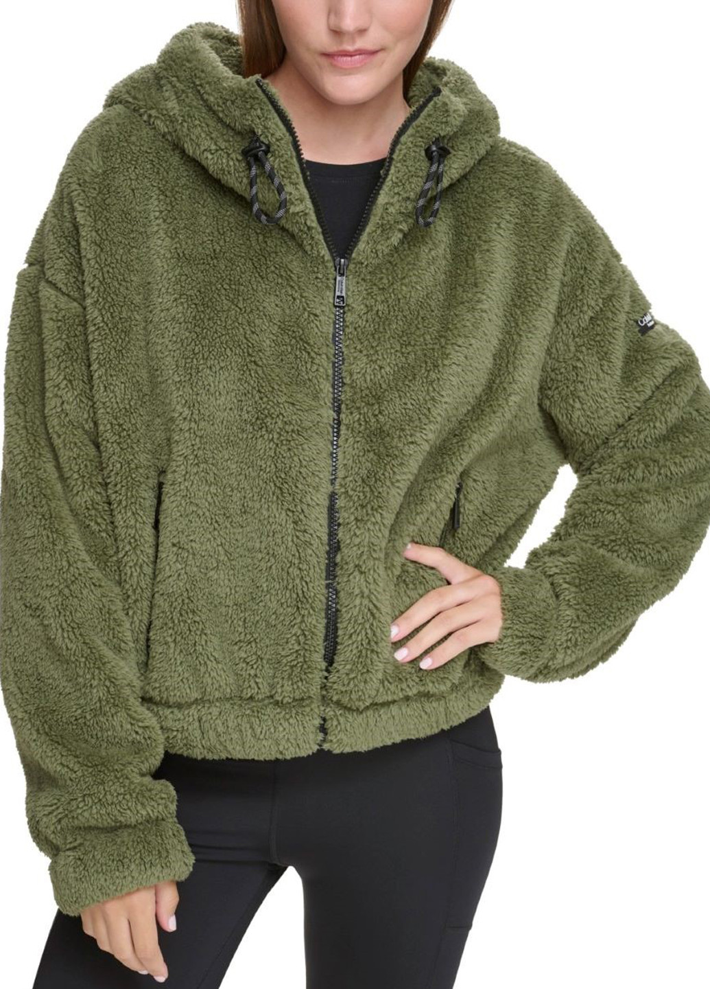 Зелена демісезонна куртка Calvin Klein