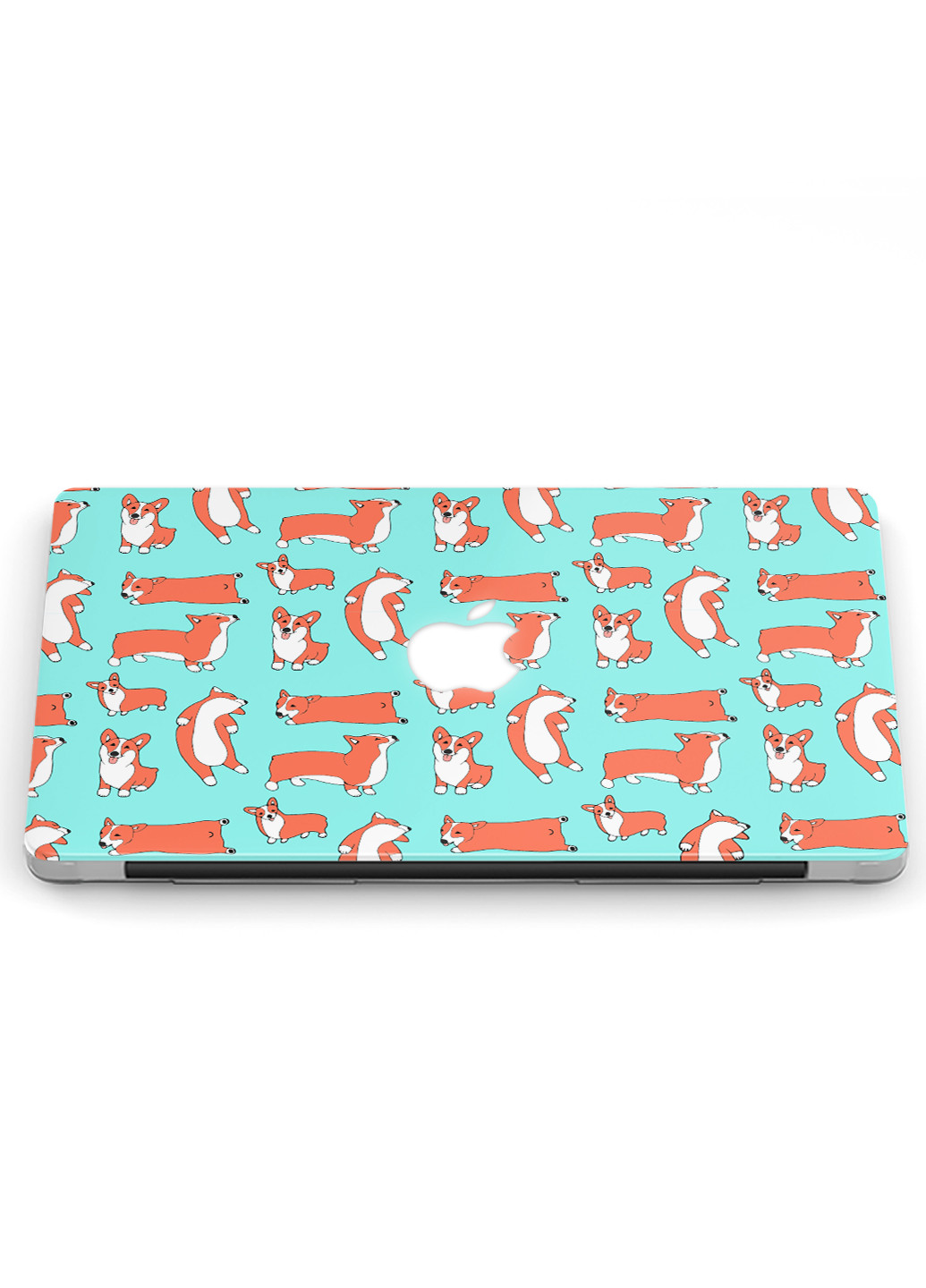 Чохол пластиковий для Apple MacBook Air 13 A1932 / A2179 / A2337 Коргі патерн (9656-2477) MobiPrint (218857718)