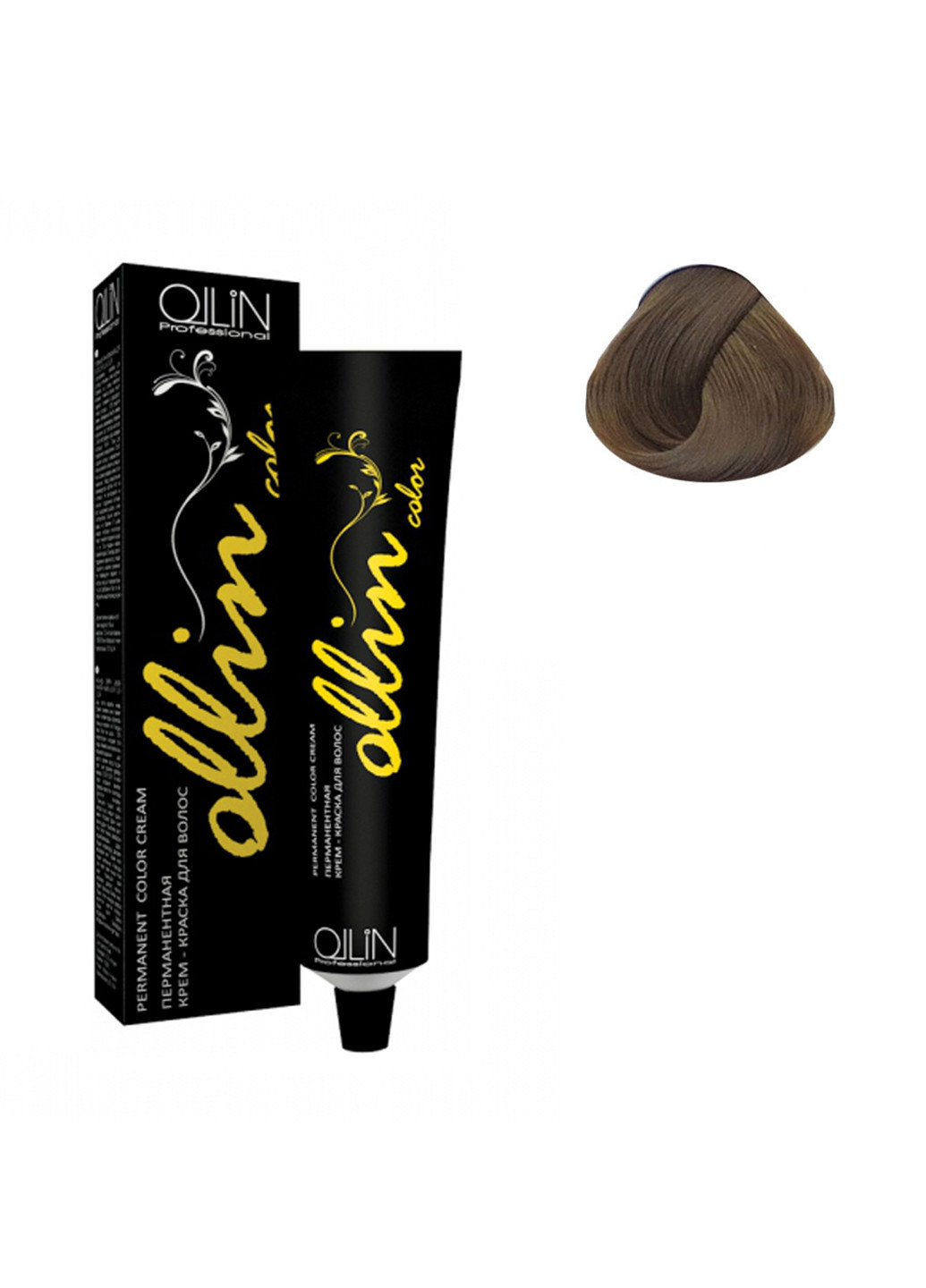 Перманентная крем-краска для волос Permanent Color Cream 6/1 Темно-русый пепельный Ollin Professional (88091366)