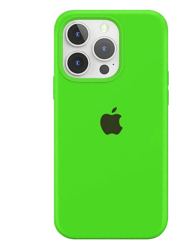 Силиконовый Чехол Накладка Silicone Case для iPhone 13 Pro Max Shiny Green No Brand (254091307)