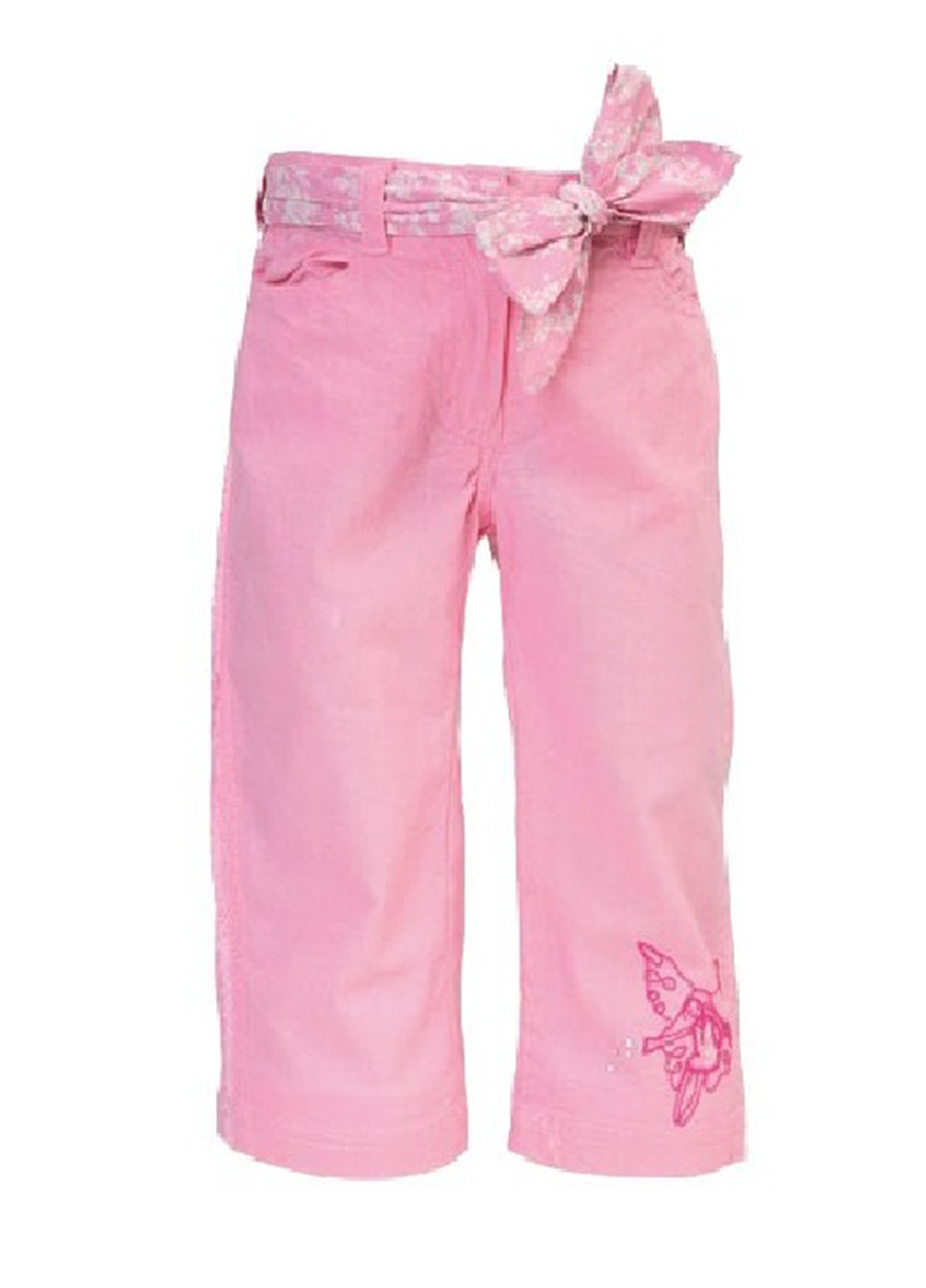 Розовые кэжуал летние прямые брюки Mariquita