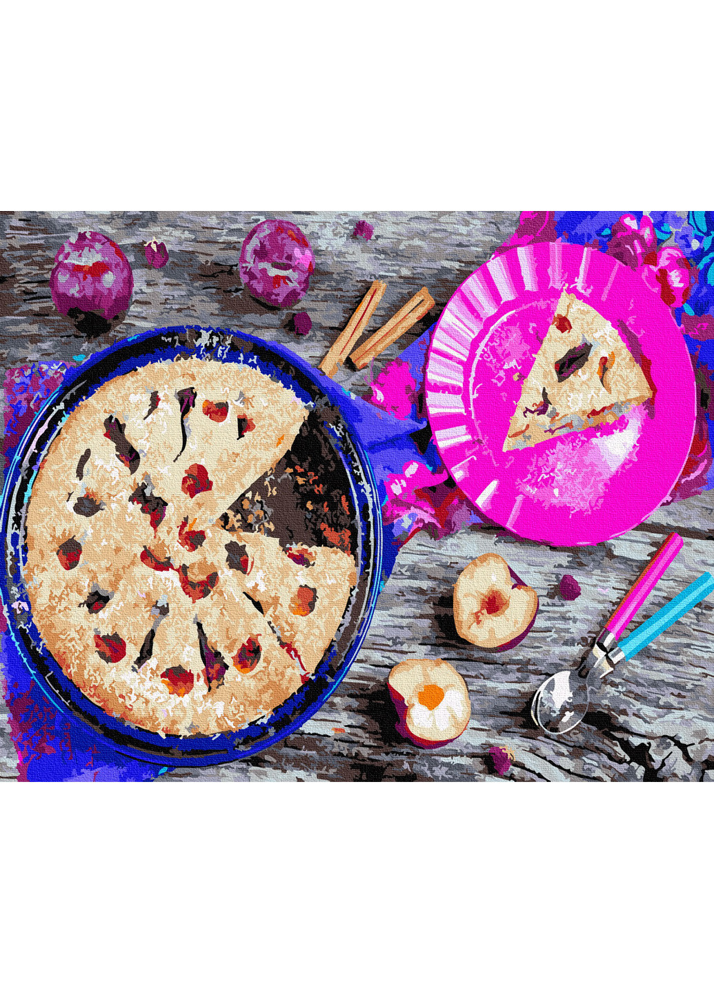 Картина по номерам Сливовый пирог RainbowArt (220889142)