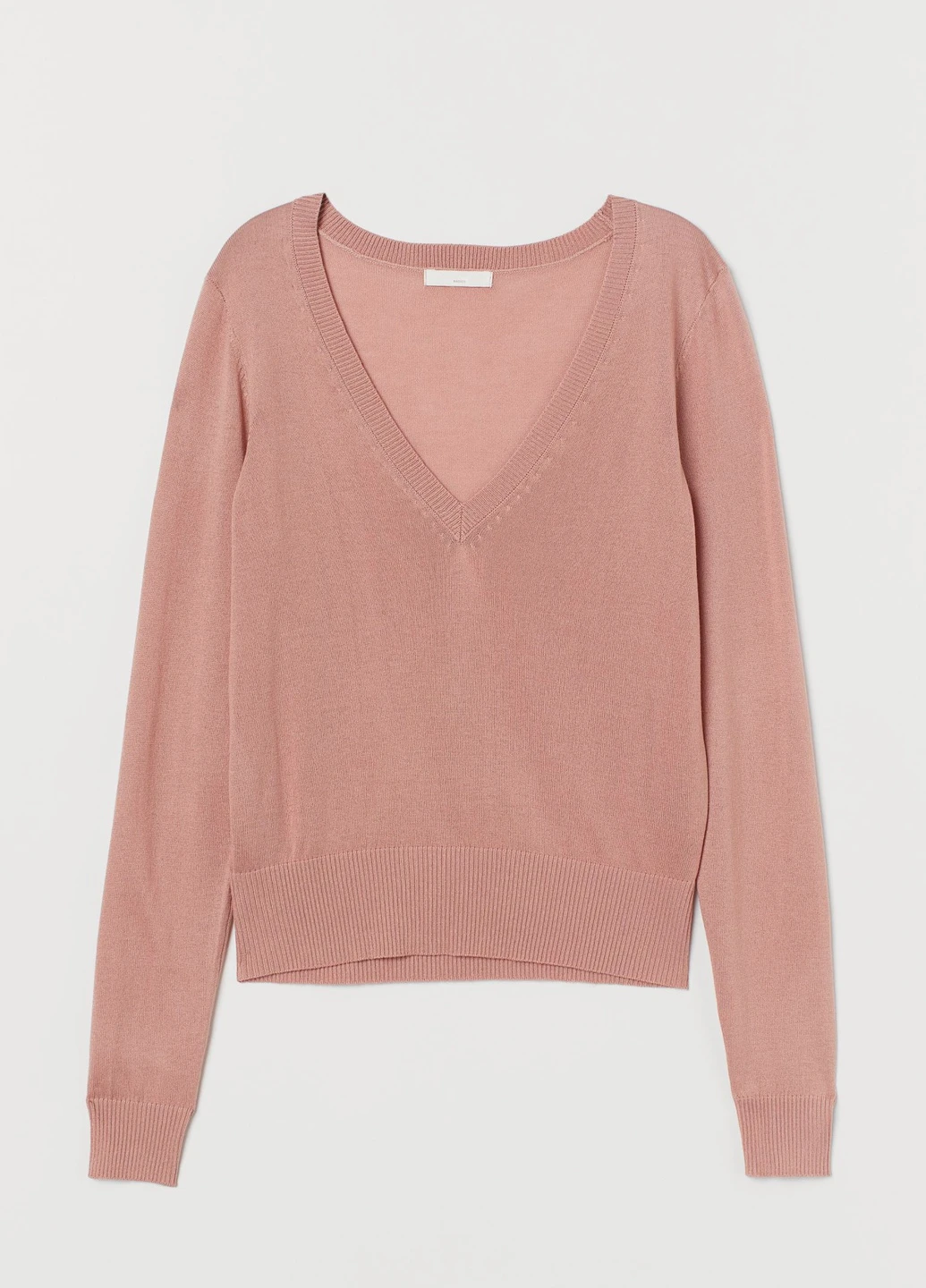 Розовый демисезонный пуловер H&M