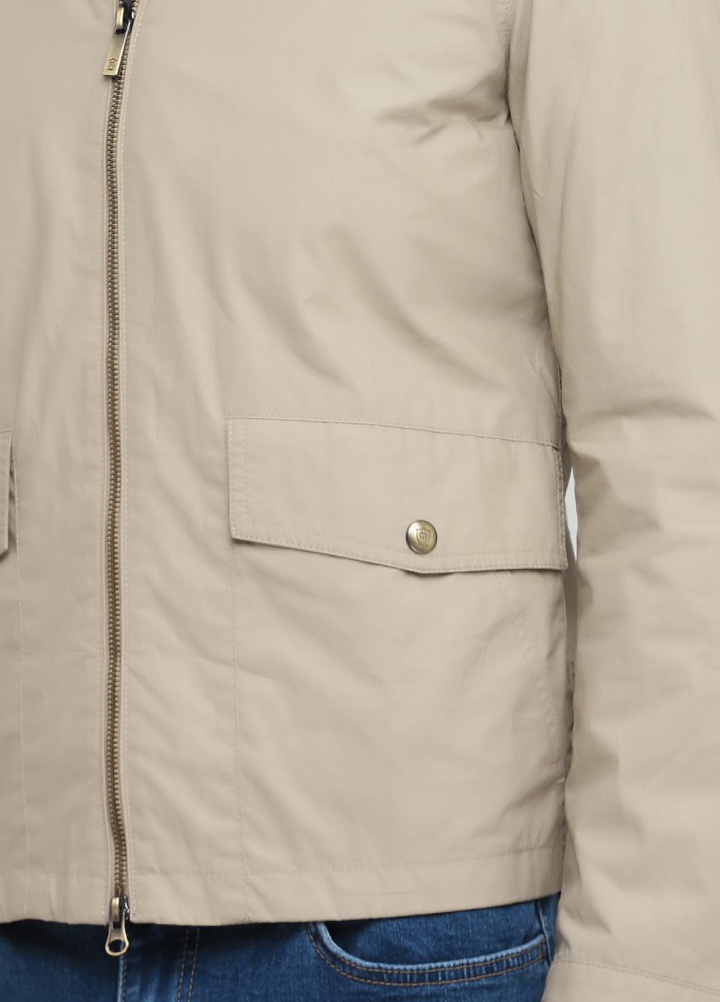 Бежева демісезонна куртка Massimo Dutti
