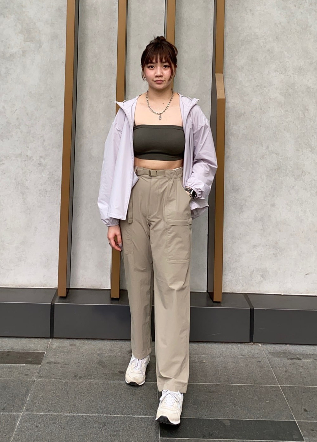 Зелений топ бюстгальтер Uniqlo без кісточок район