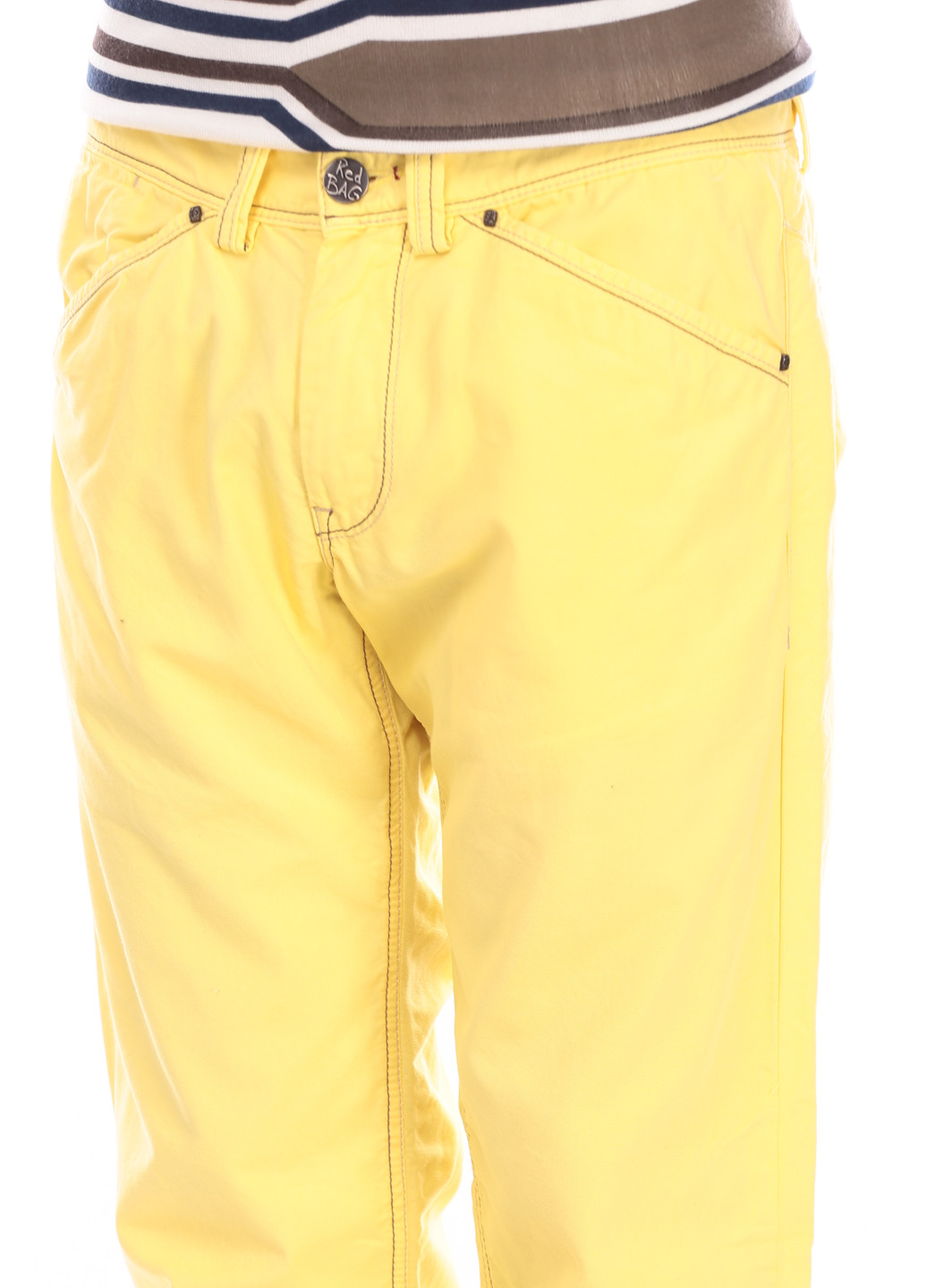 Желтые кэжуал демисезонные прямые брюки Murphy & Nye