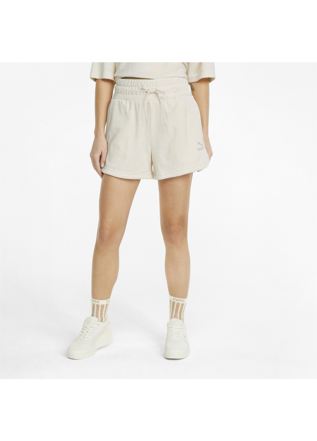 Комбинированные демисезонные шорты classics towelling shorts women Puma