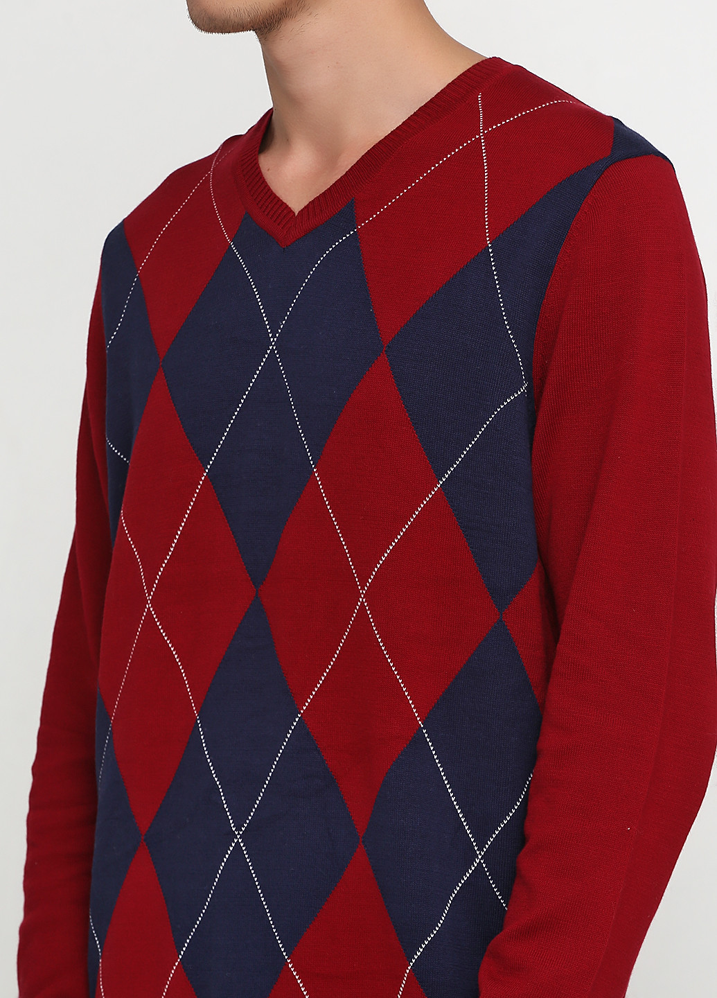 Бордовий демісезонний пуловер пуловер Club Room