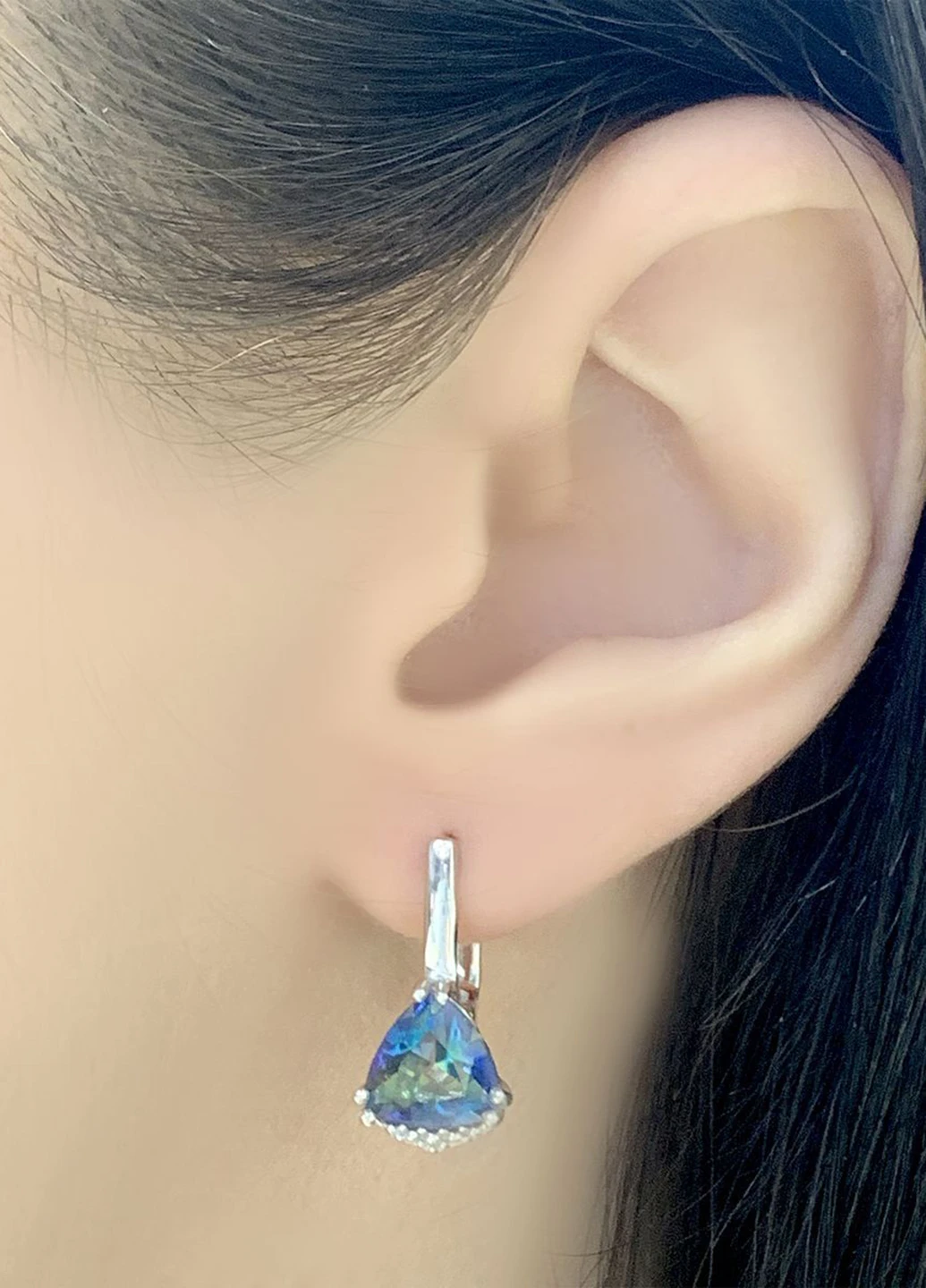 Сережки Silver Flame (152533419)