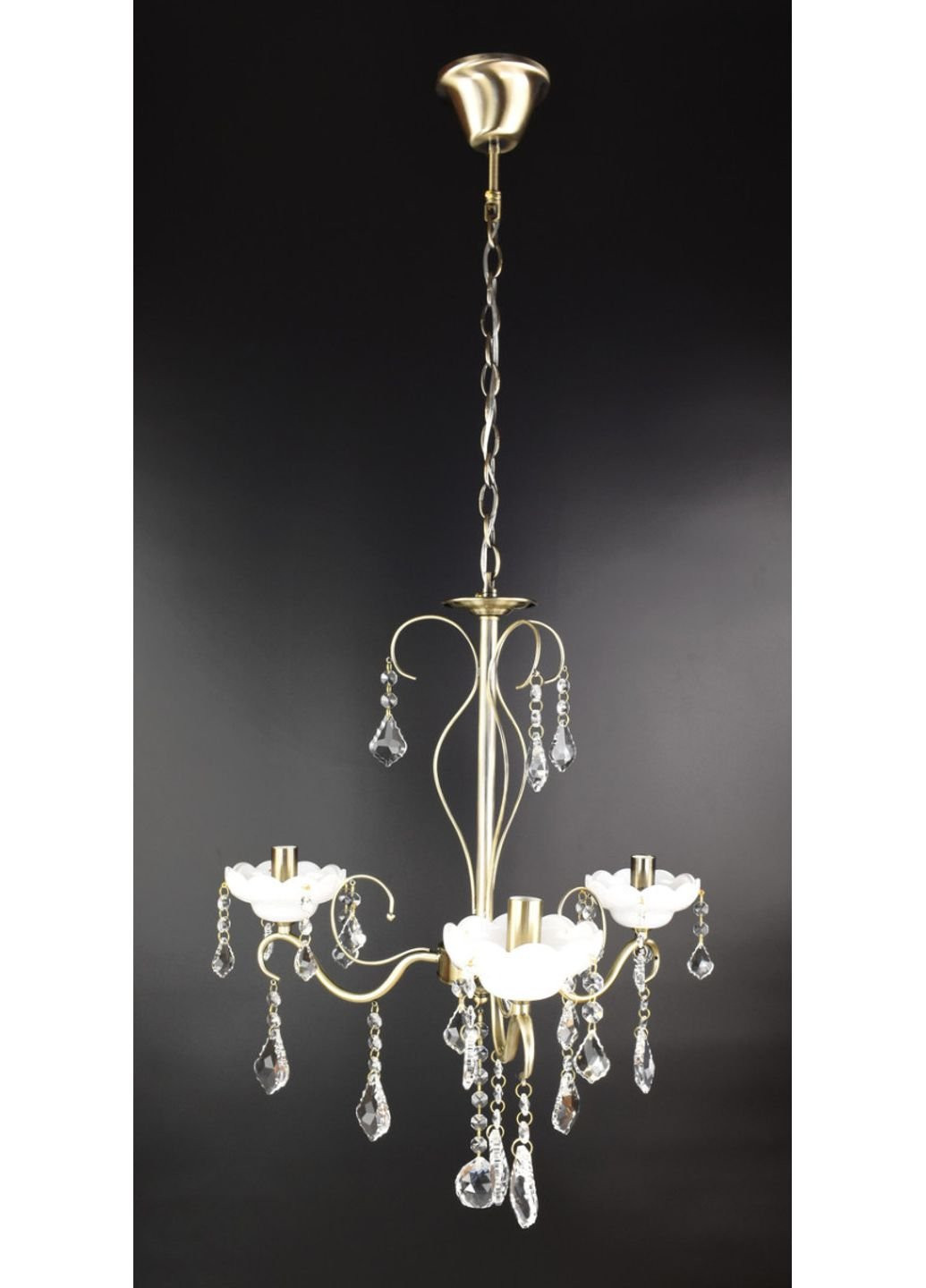 Люстра свічка 6028/3 Бронза 60х50х50 див. Sunnysky (253629255)