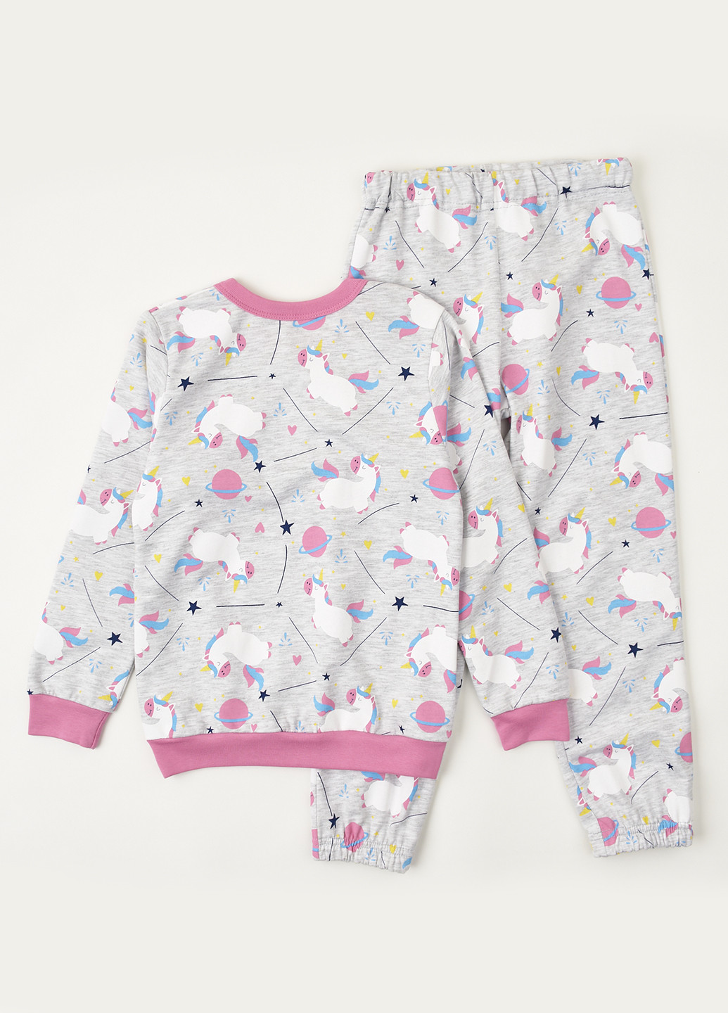 Серая всесезон пижама (свитшот, брюки) свитшот + брюки Ляля