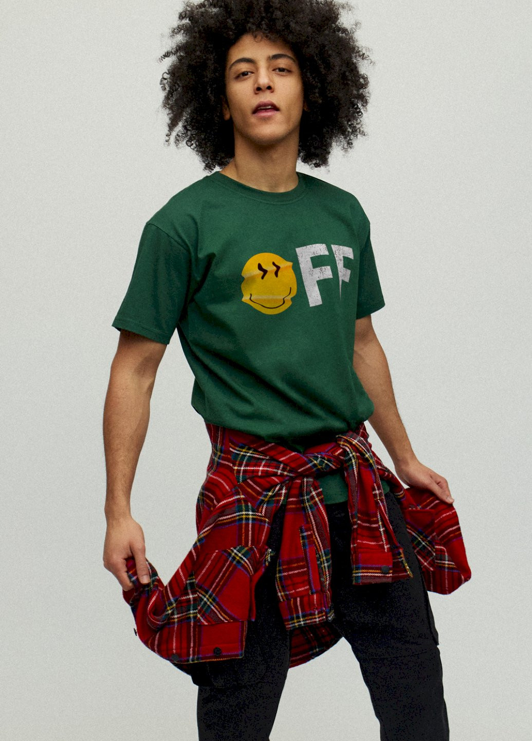 Темно-зелена футболка чоловіча YAPPI