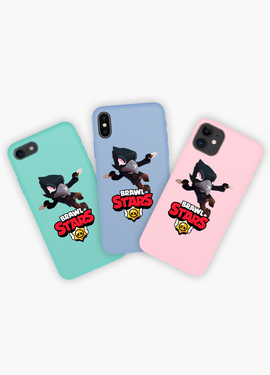 Чохол силіконовий Apple Iphone 8 Ворон Бравл Старс (Crow Brawl Stars) (6151-1023) MobiPrint (219283896)