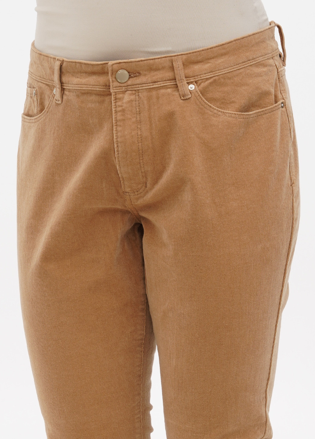 Светло-коричневые кэжуал демисезонные зауженные брюки S.Oliver